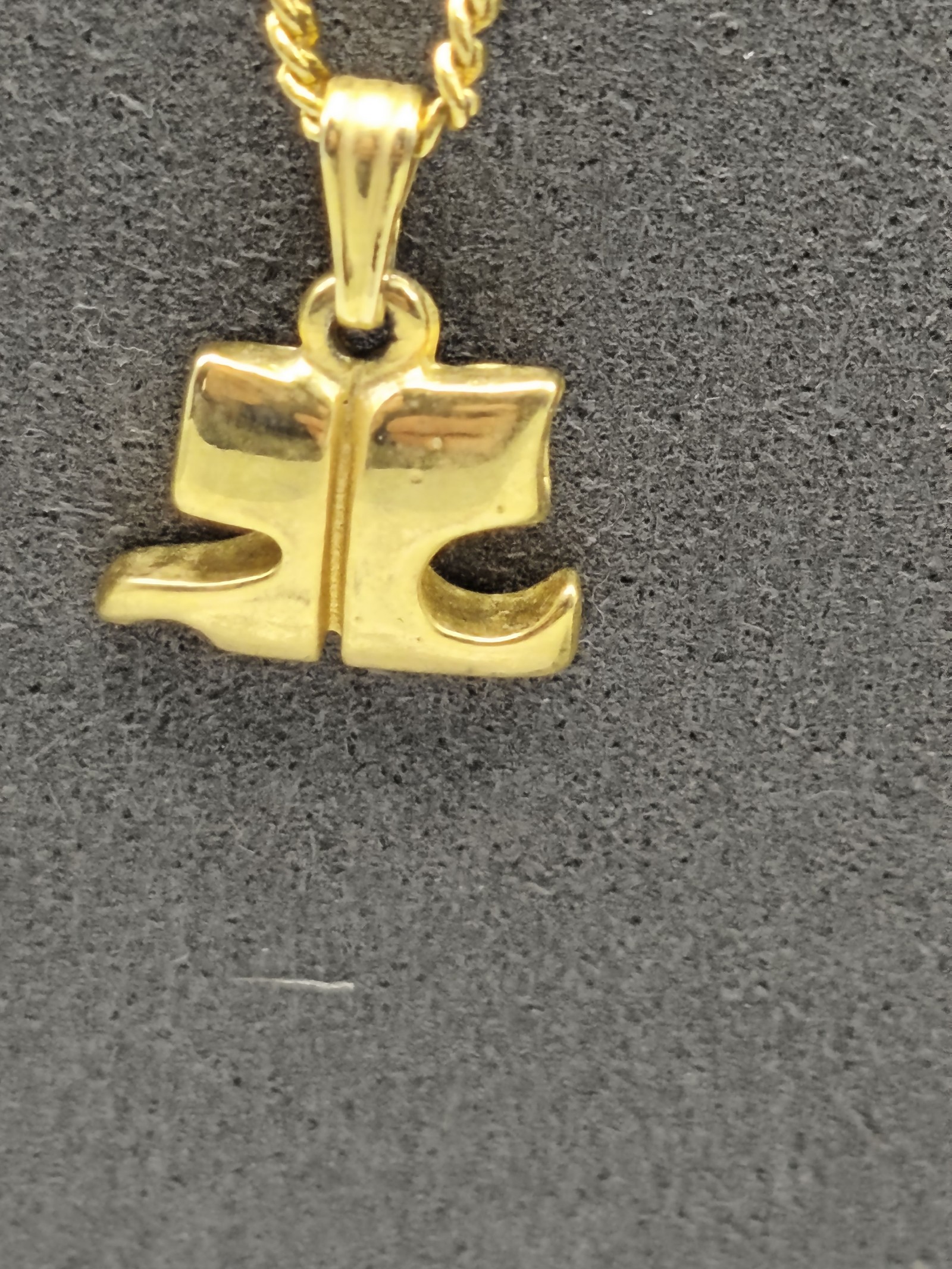 Courrèges Paris Gold Tone Pendant Necklace Women Other image 4