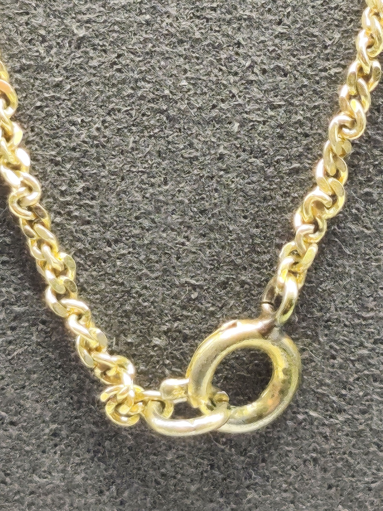 Gold Tone Crystal CD Pendant Necklace Women Other Size image 6