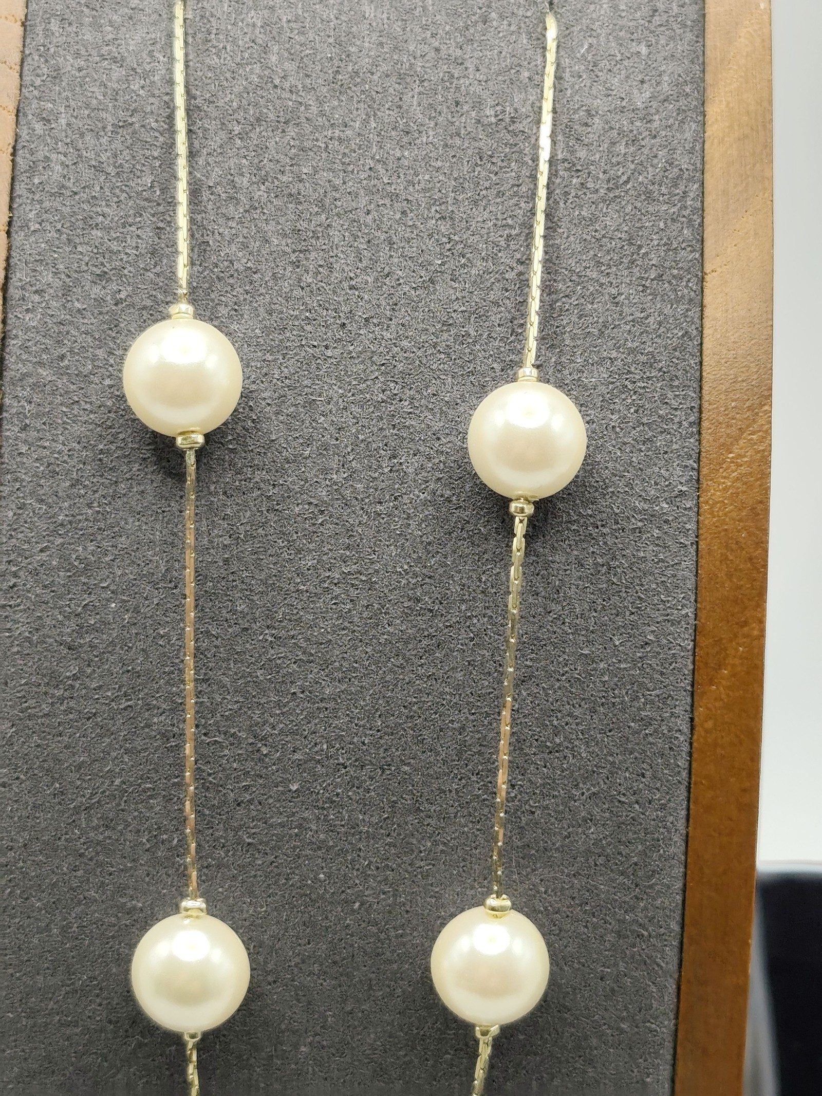 Weda Gold Plated Faux Pearl Multi Bead Necklace Women's Other image 3