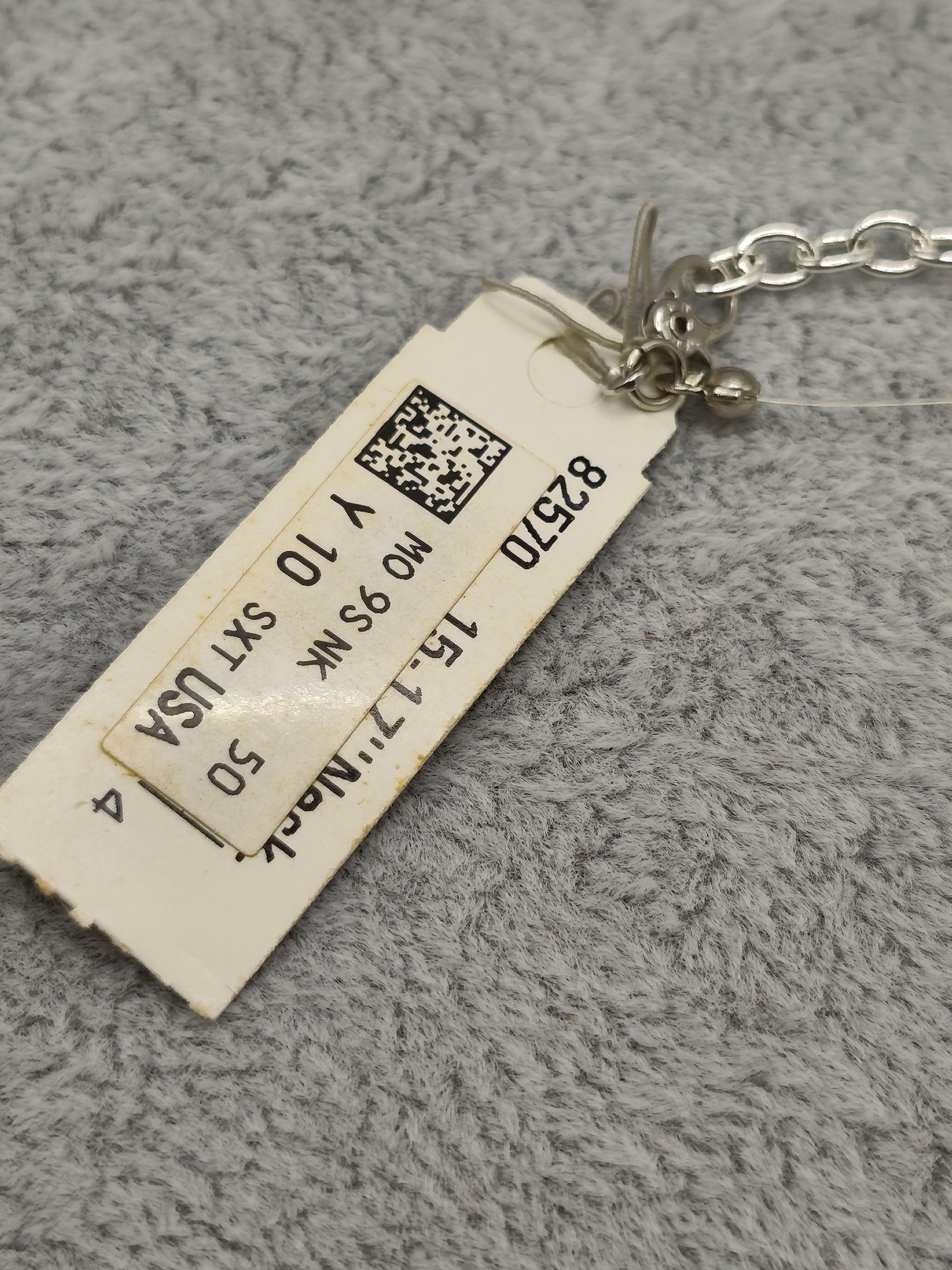 Monet Silver Necklace with Crystal Charms Other Size image 7
