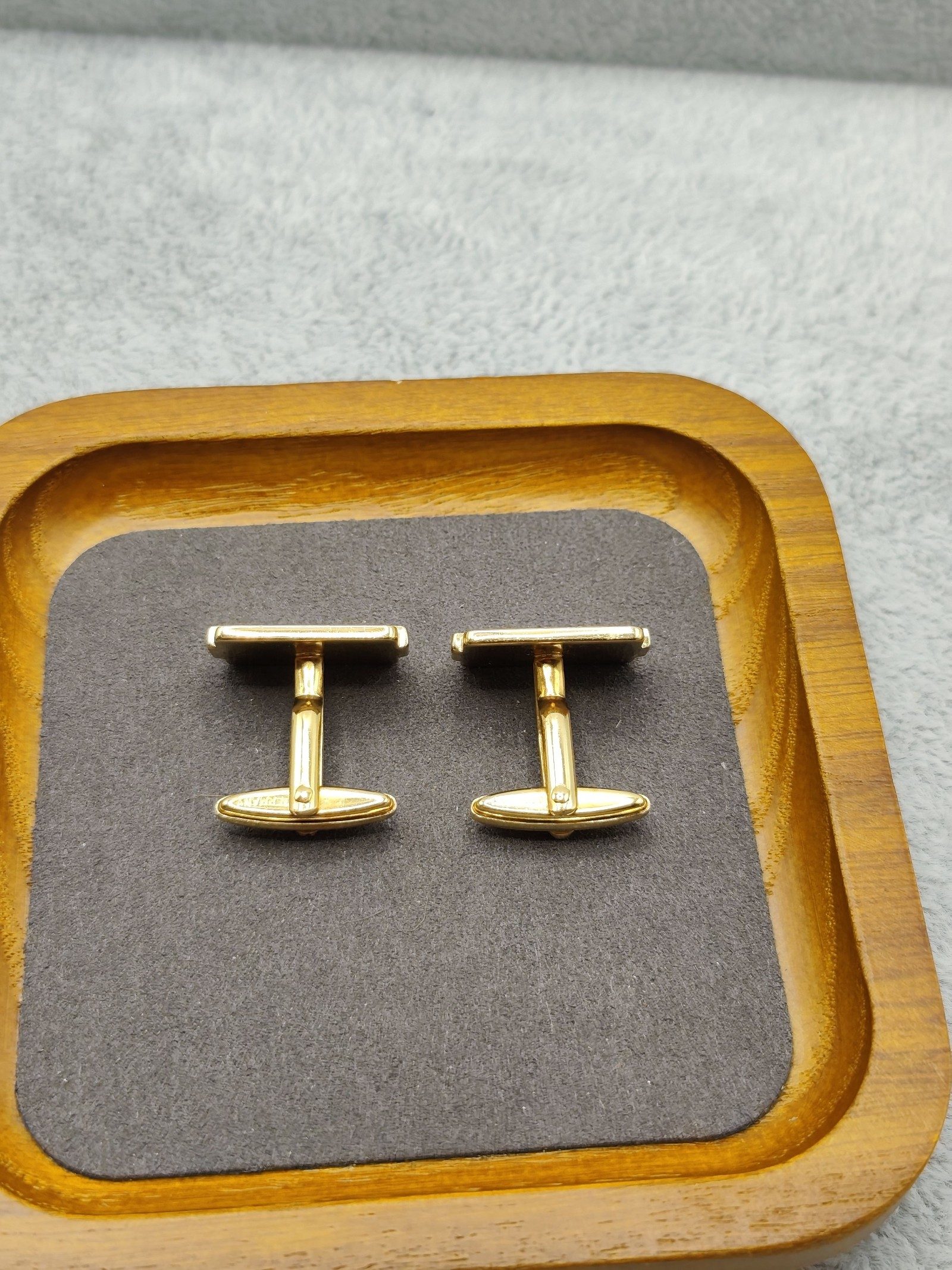 Christian Dior Gold & Black Cufflinks & Tie Clip Set Other image 8