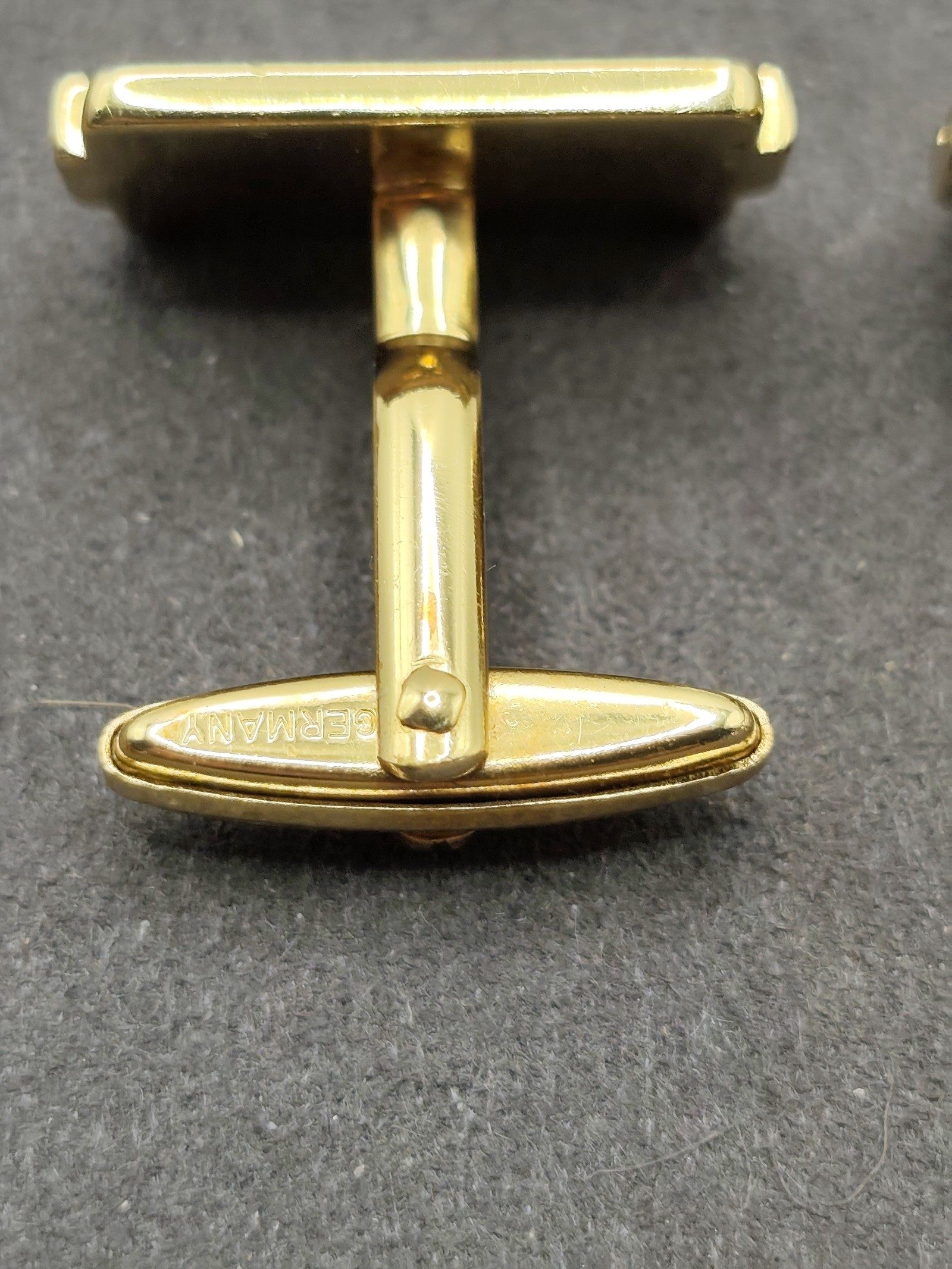Christian Dior Gold & Black Cufflinks & Tie Clip Set Other image 10