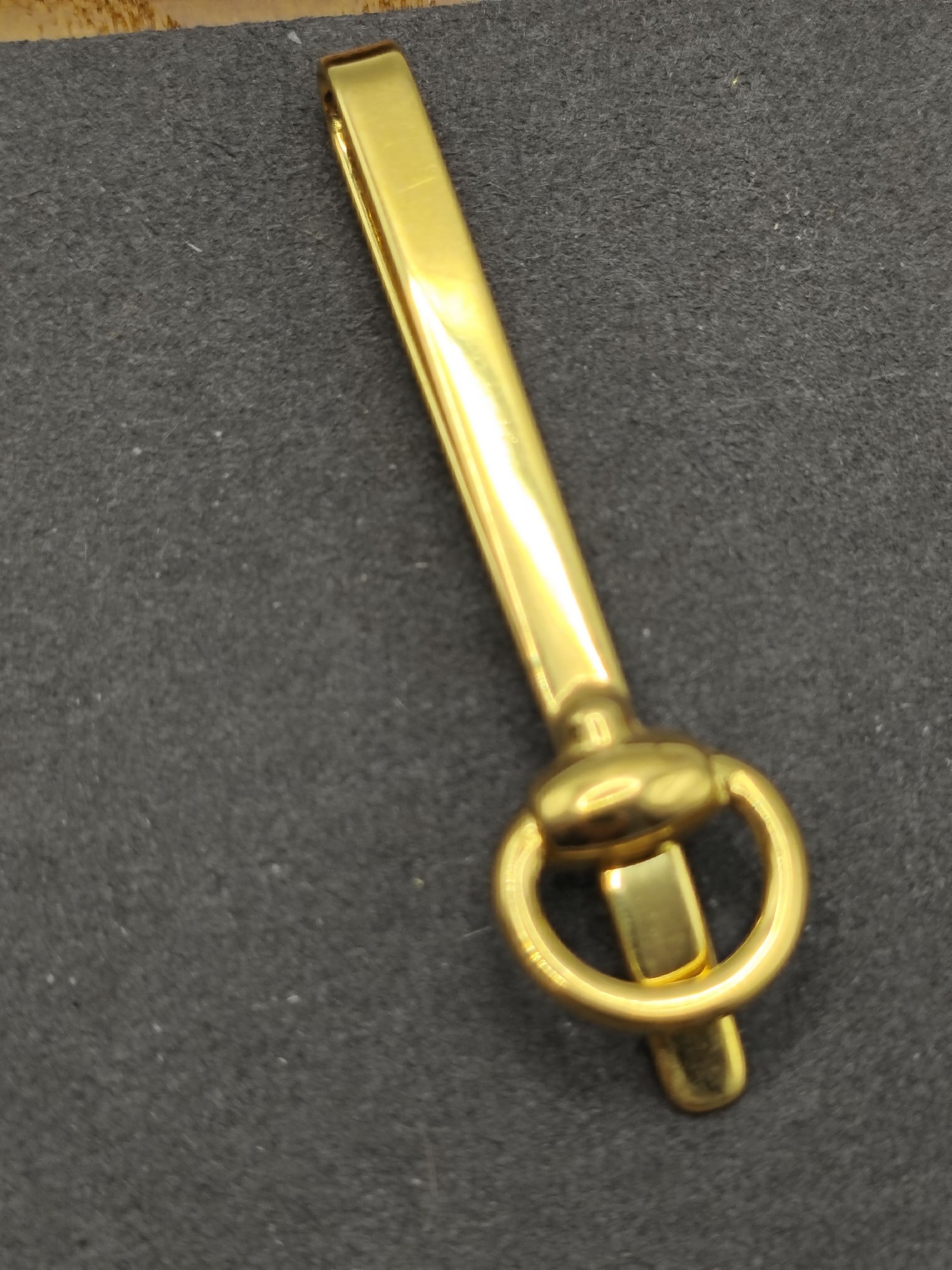 Gucci Men's Gold Tone Tie Clip Made in Italy Other image 4