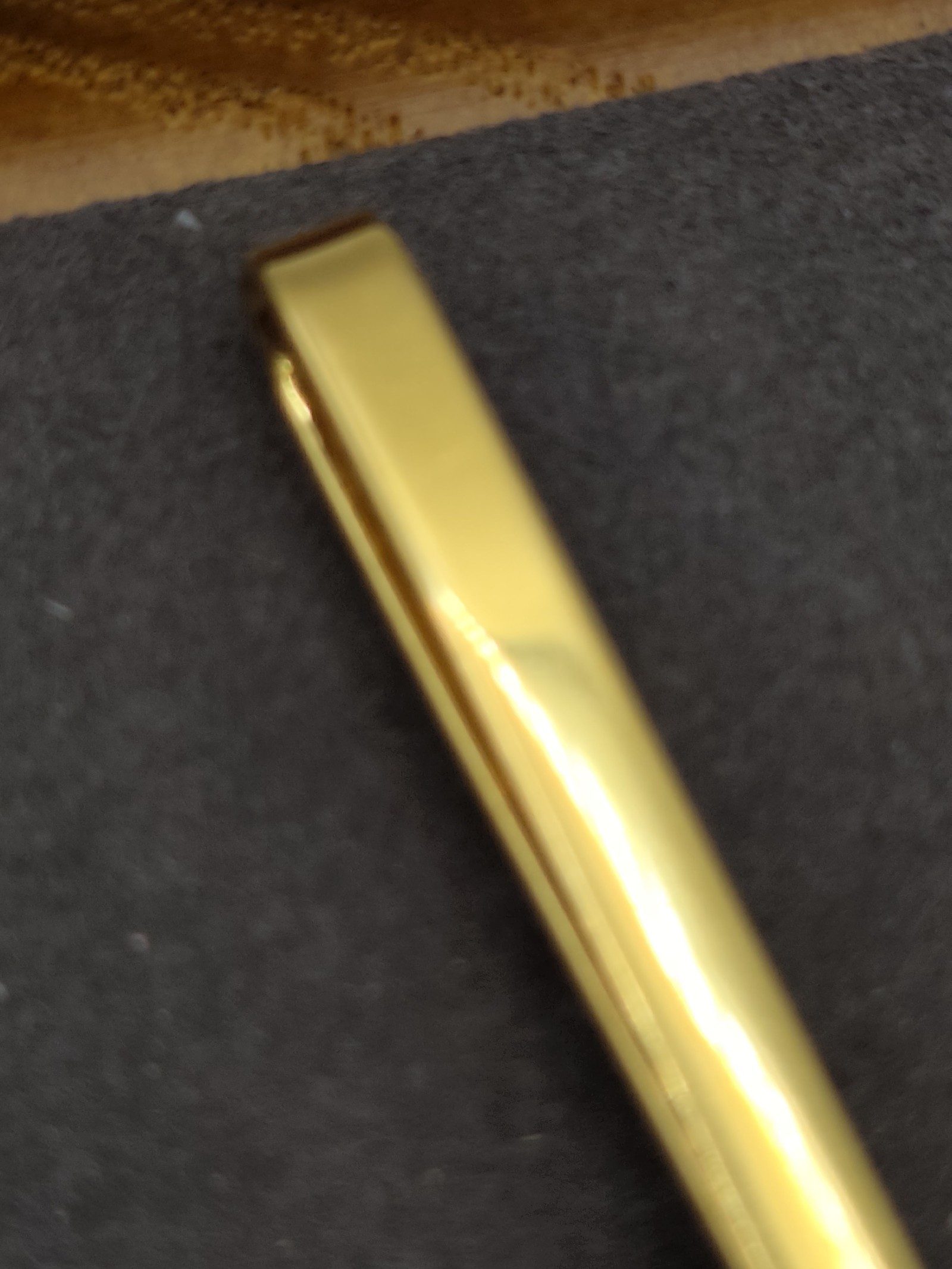 Gucci Men's Gold Tone Tie Clip Made in Italy Other image 7
