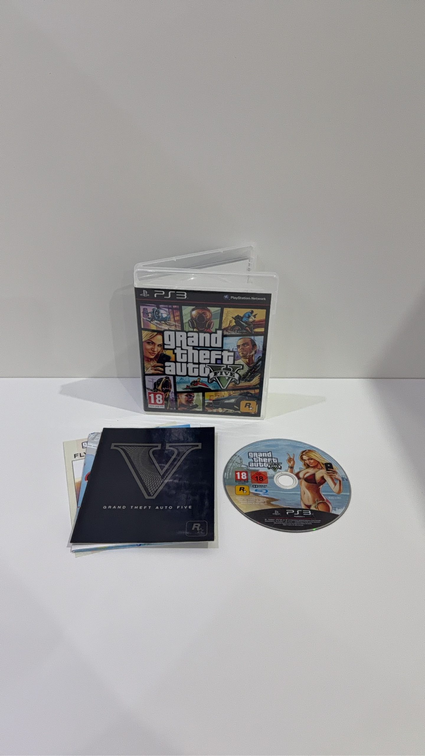 Grand Theft Auto V GTA 5 Sony PlayStation 3 PS3 Manual Map PAL UK