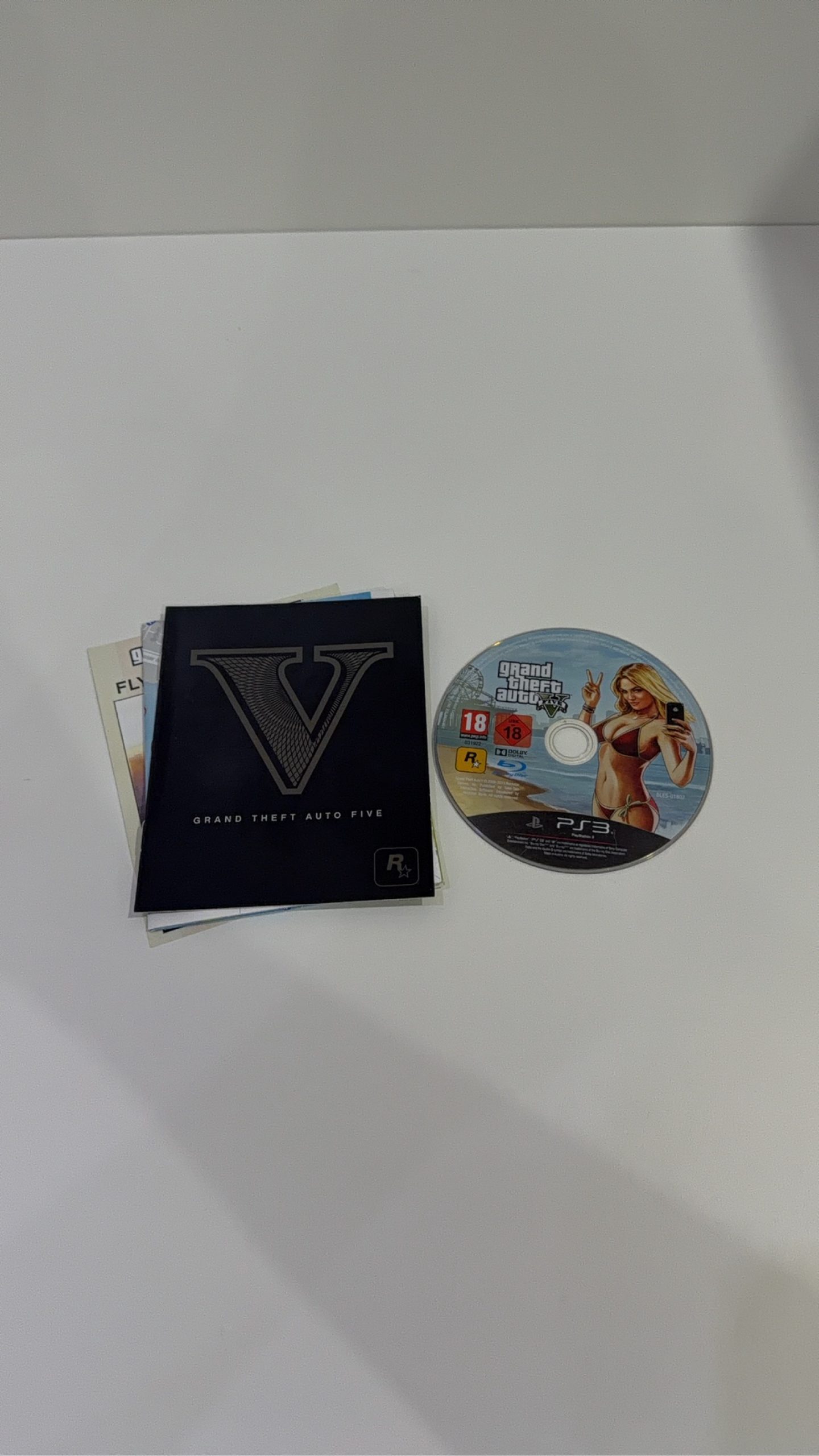 Grand Theft Auto V GTA 5 Sony PlayStation 3 PS3 Manual Map PAL UK image 2