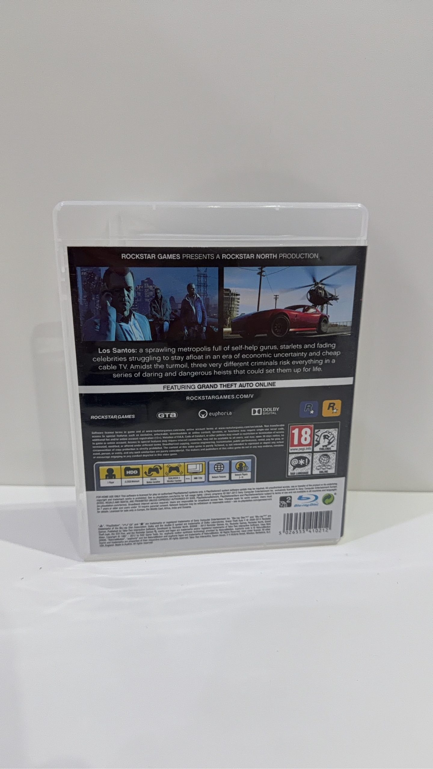 Grand Theft Auto V GTA 5 Sony PlayStation 3 PS3 Manual Map PAL UK image 4