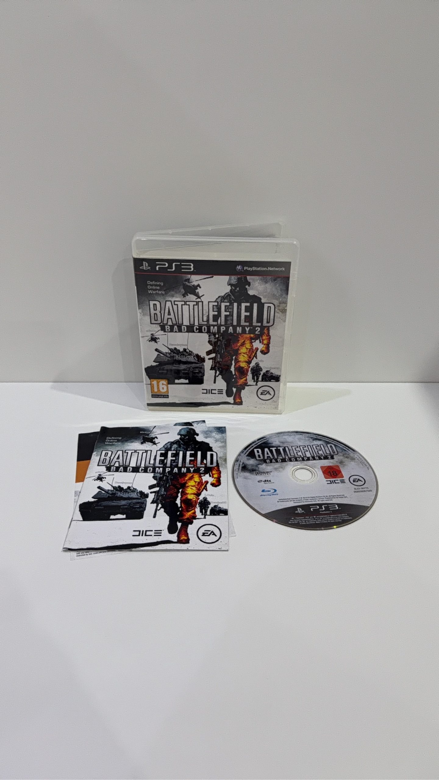 Battlefield Bad Company 2 Sony PlayStation 3 PS3 With Manual PAL UK
