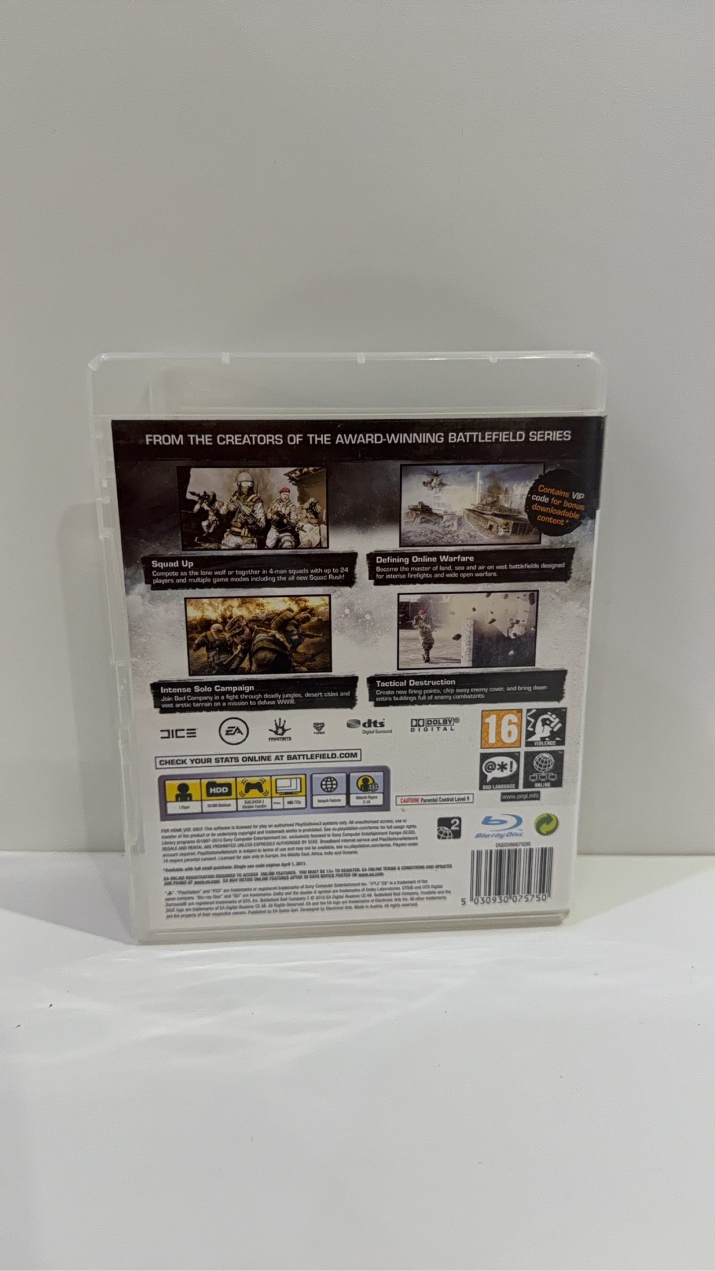 Battlefield Bad Company 2 Sony PlayStation 3 PS3 With Manual PAL UK image 4