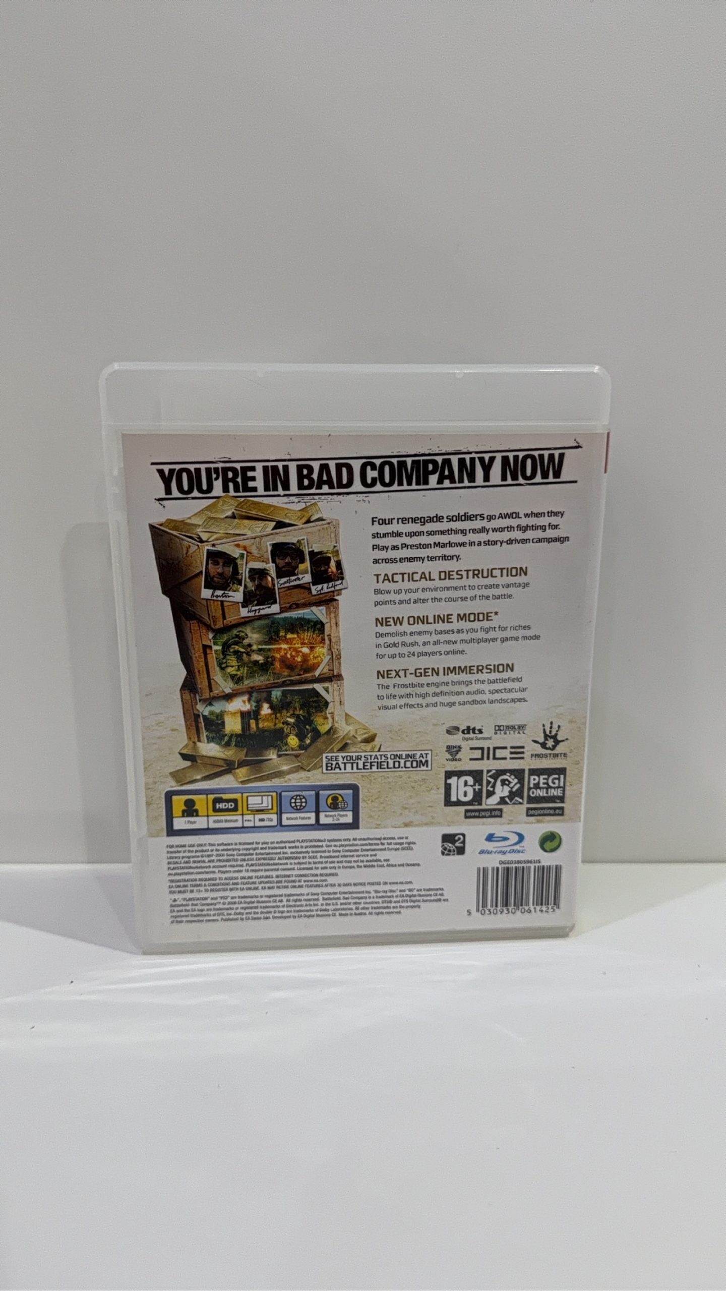 Battlefield Bad Company Sony PlayStation 3 PS3 With Manual PAL UK image 4