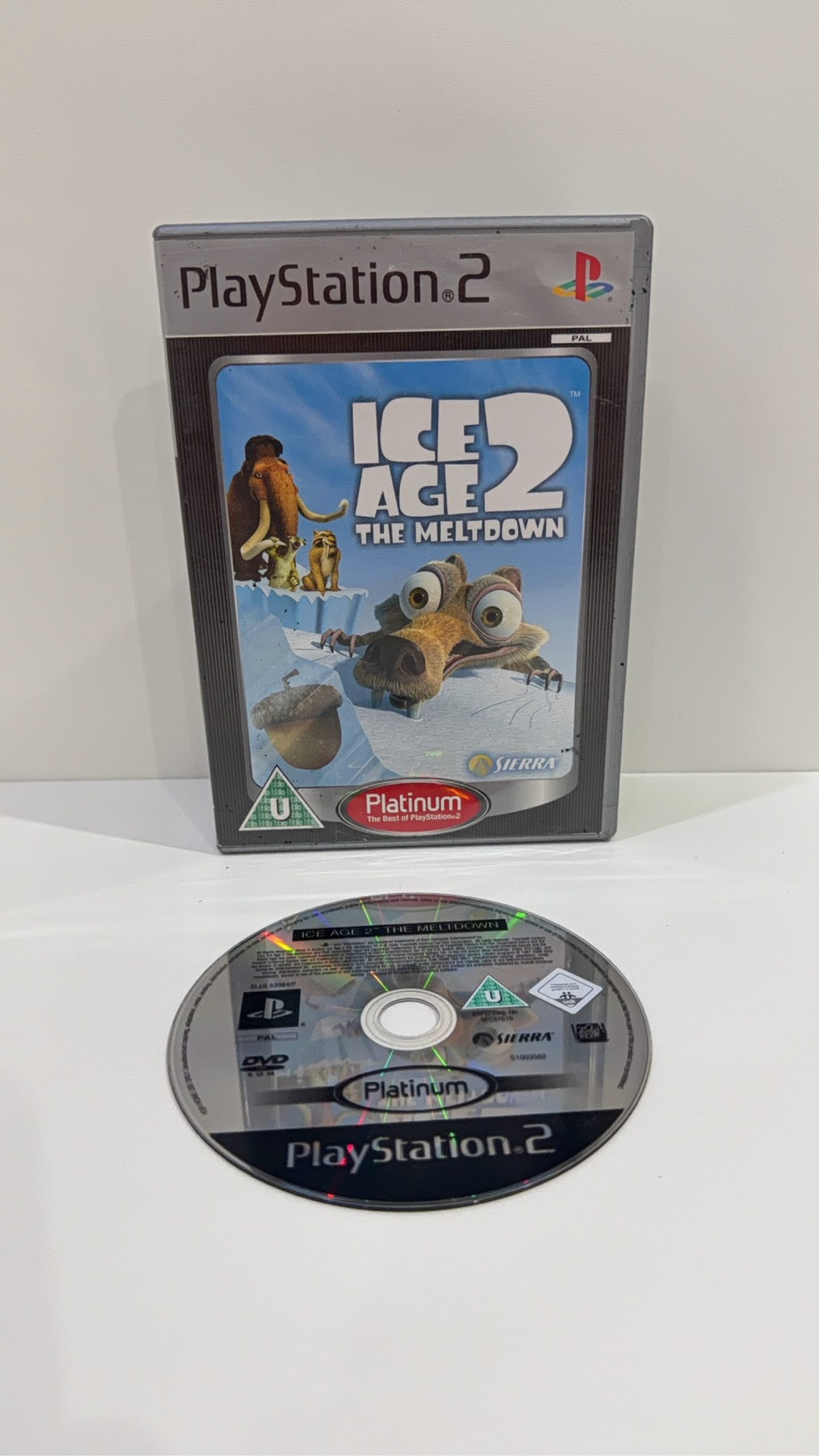 Ice Age 2 The Meltdown Sony PlayStation 2 PS2 Platinum Edition No Manual PAL UK