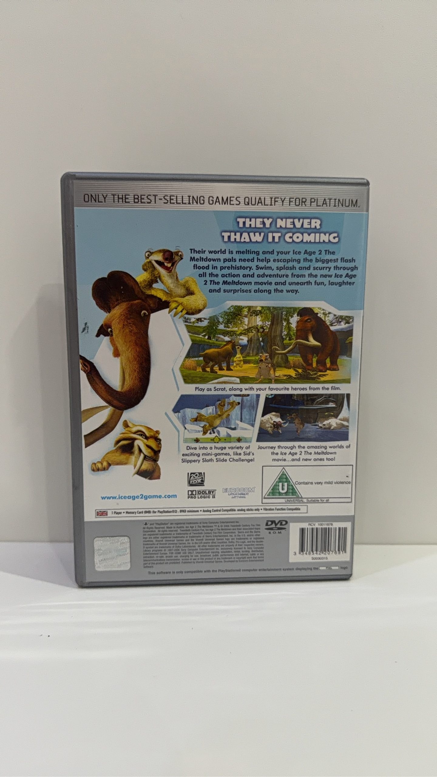 Ice Age 2 The Meltdown Sony PlayStation 2 PS2 Platinum Edition No Manual PAL UK image 4