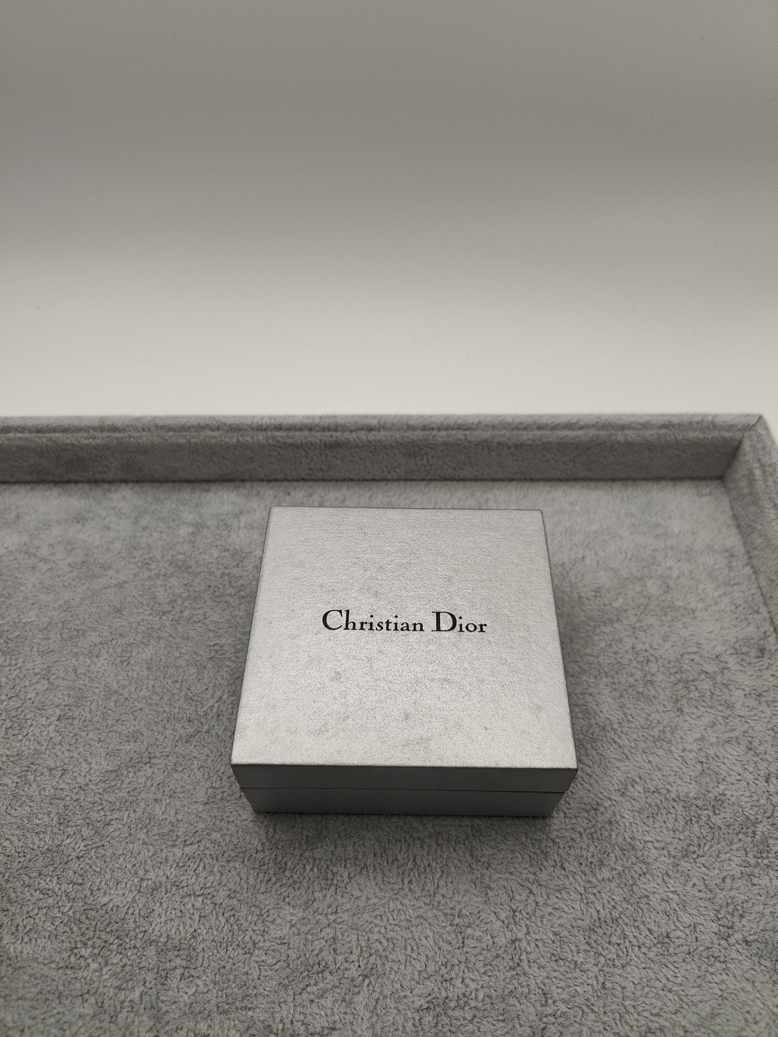 Christian Dior Silver tone Tie Clip with Box Other image 3