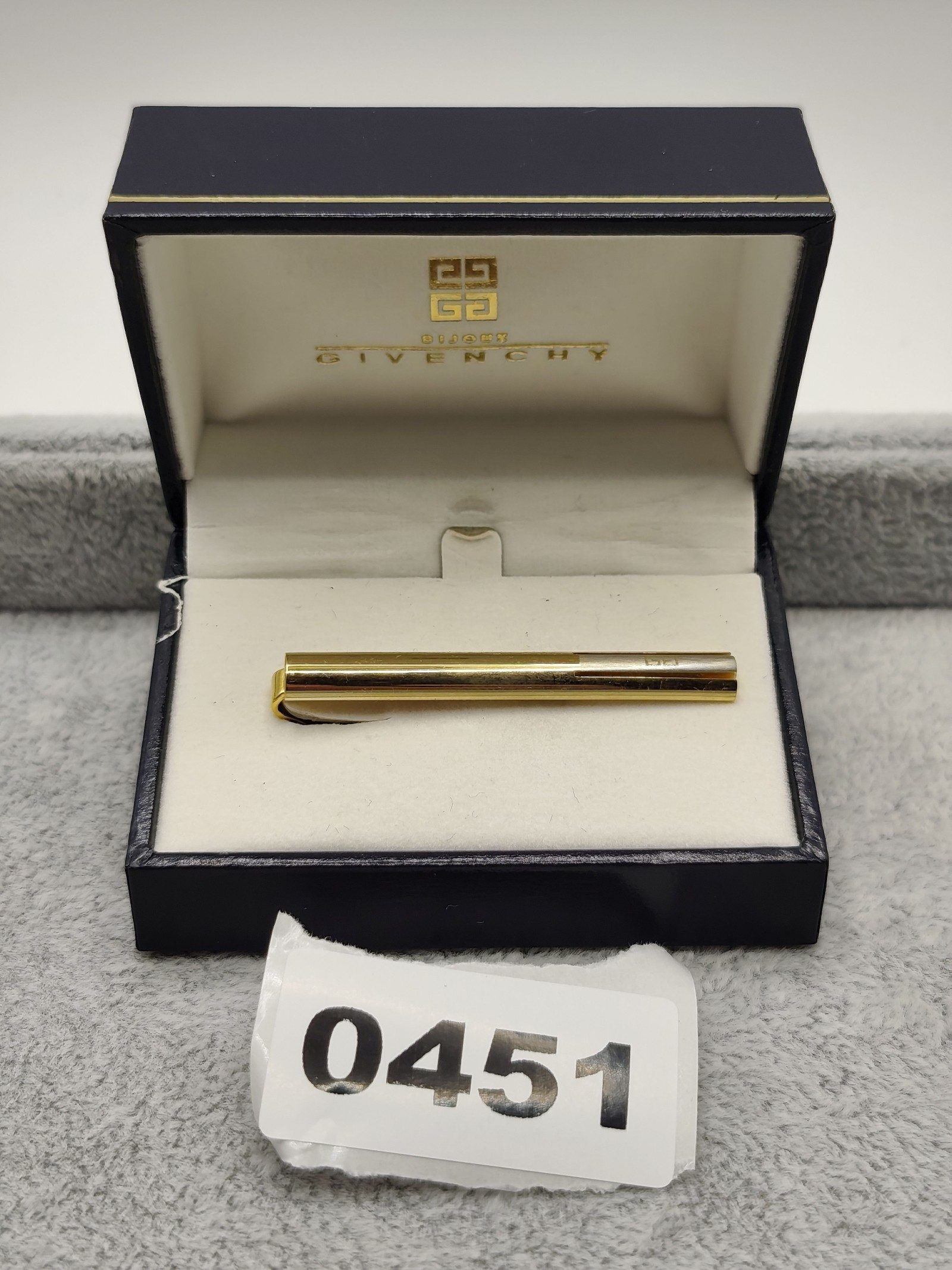 Givenchy Men Gold & Silver Tone Tie Clip with Box Other