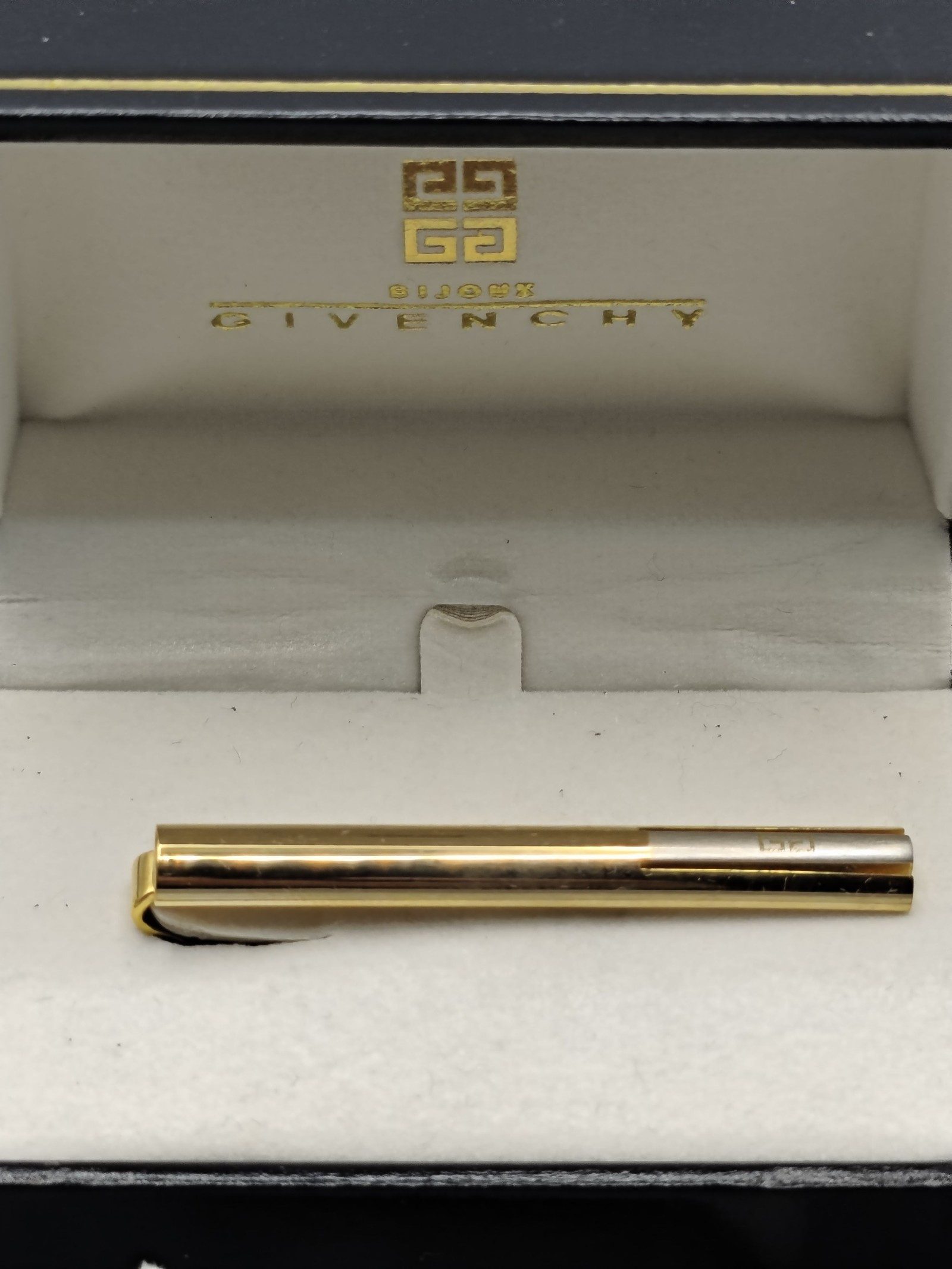 Givenchy Men Gold & Silver Tone Tie Clip with Box Other image 2