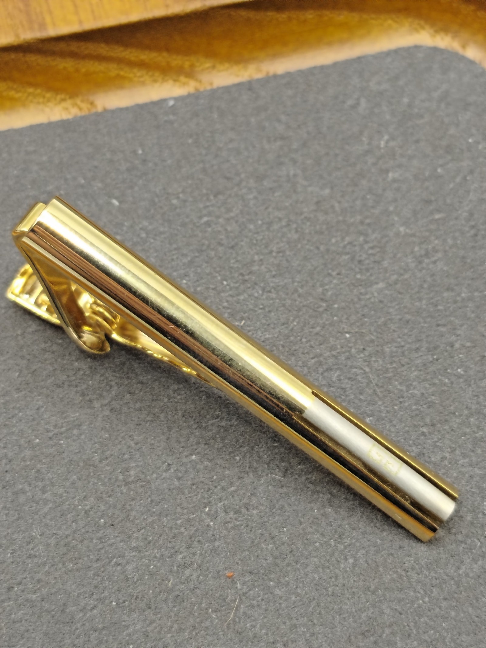 Givenchy Men Gold & Silver Tone Tie Clip with Box Other image 4