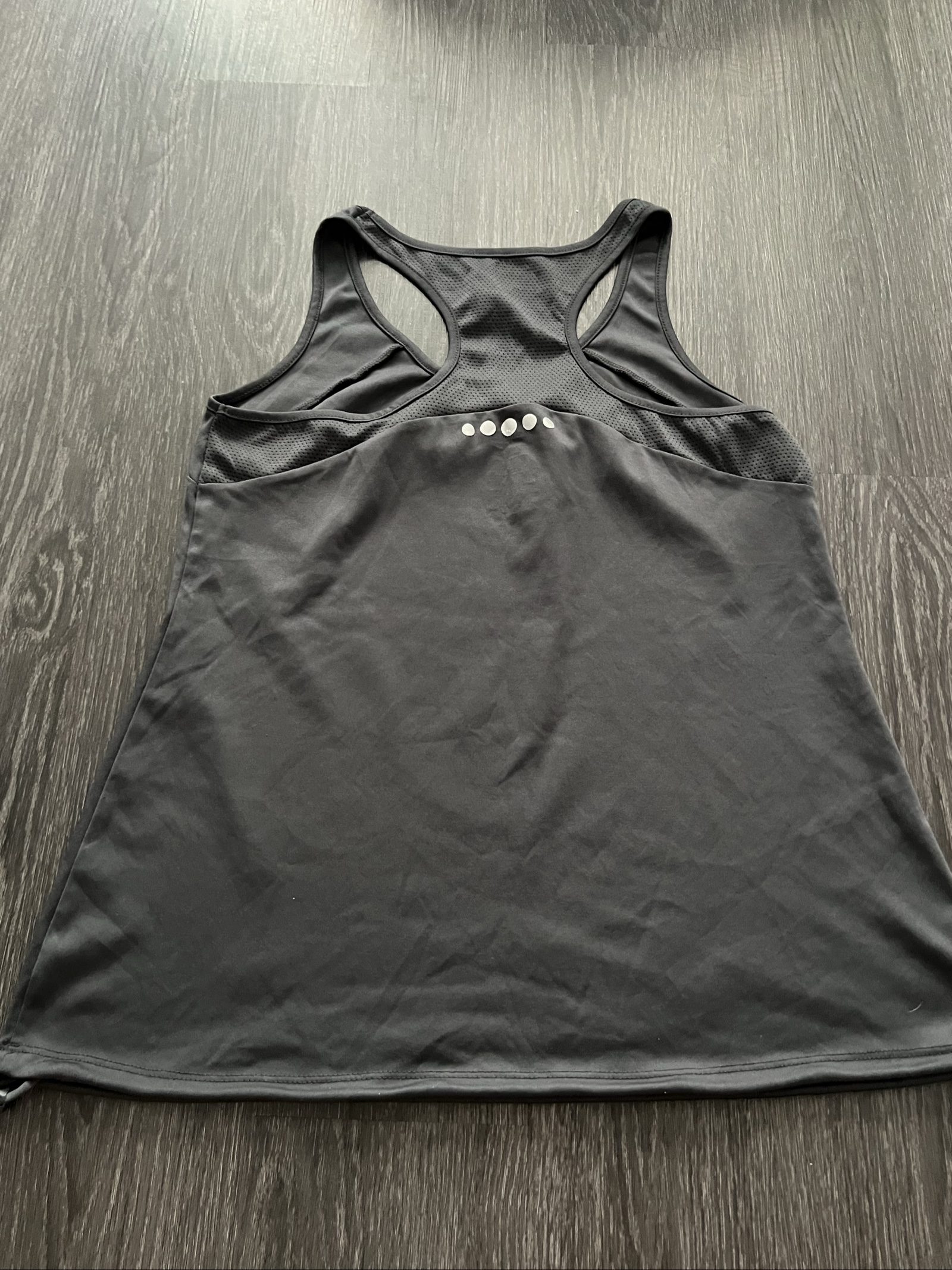Danskin Now Women's Grey Semi-Fitted Dri-More Polyester Tank Top Medium 8-10 image 4