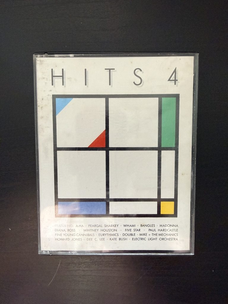 Hits 4 Various Artists Cassette Compilation 1986 Eighties