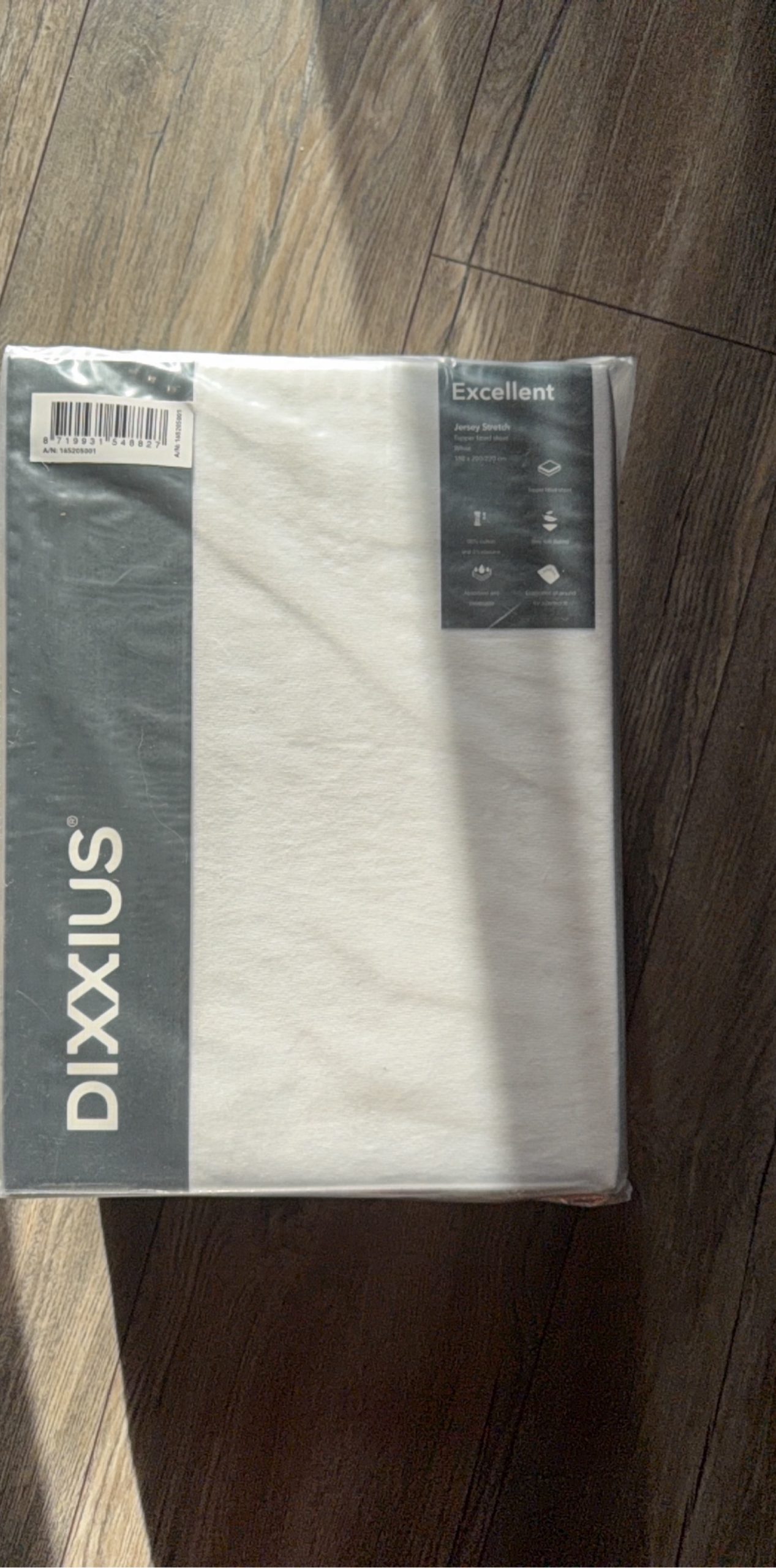 Swiss Sense's Dixxius White Excellent Molton Topper Fitted Sheet