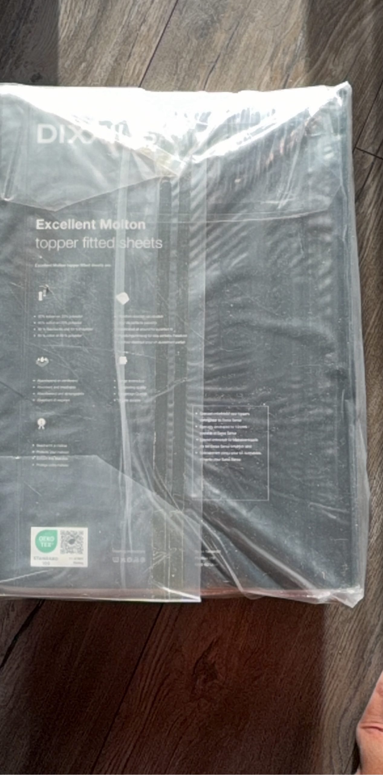Swiss Sense's Dixxius White Excellent Molton Topper Fitted Sheet image 3