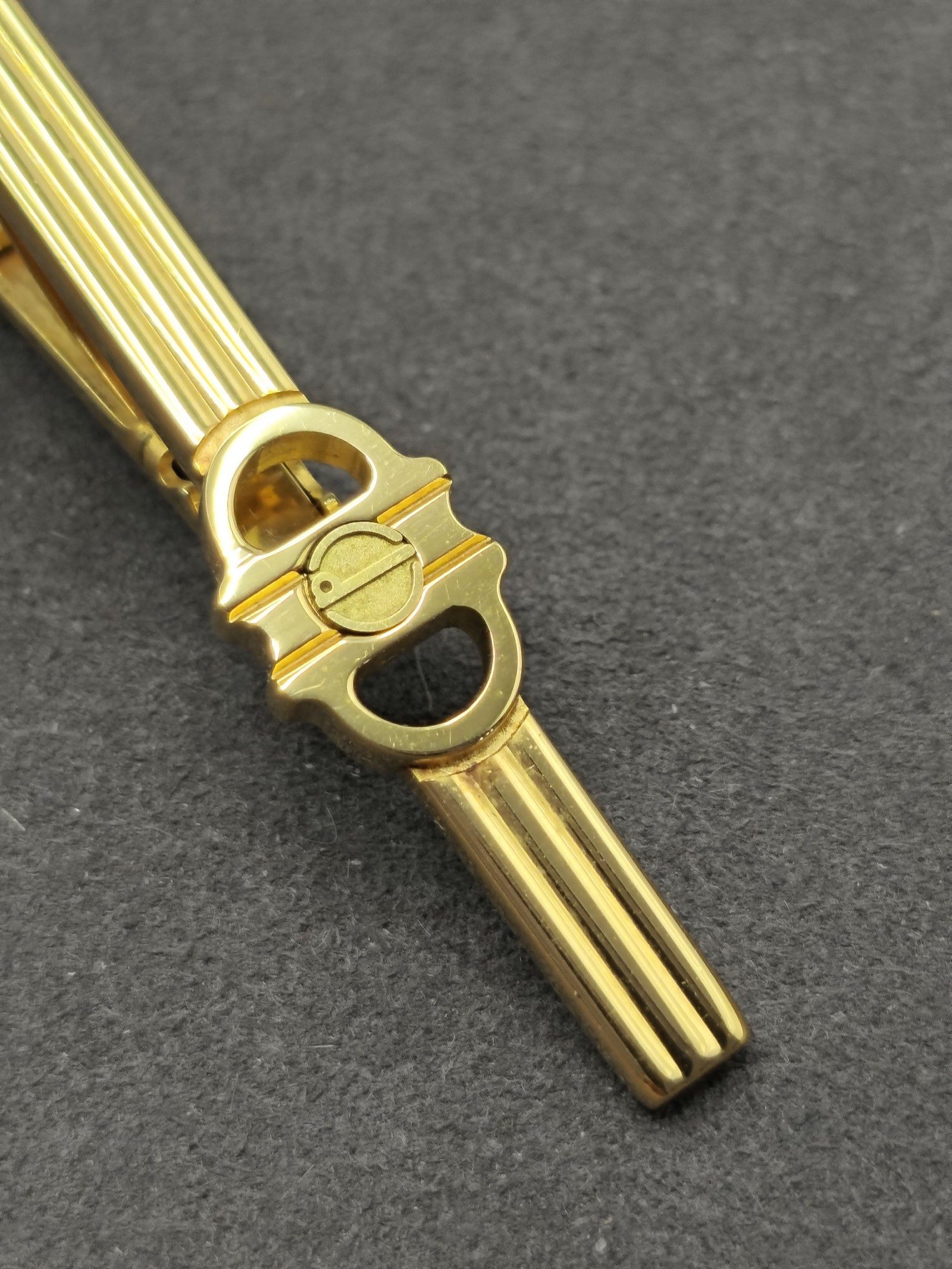 Dunhill Men Gold Tone Tie Clip with Guarantee Certificate Other image 5