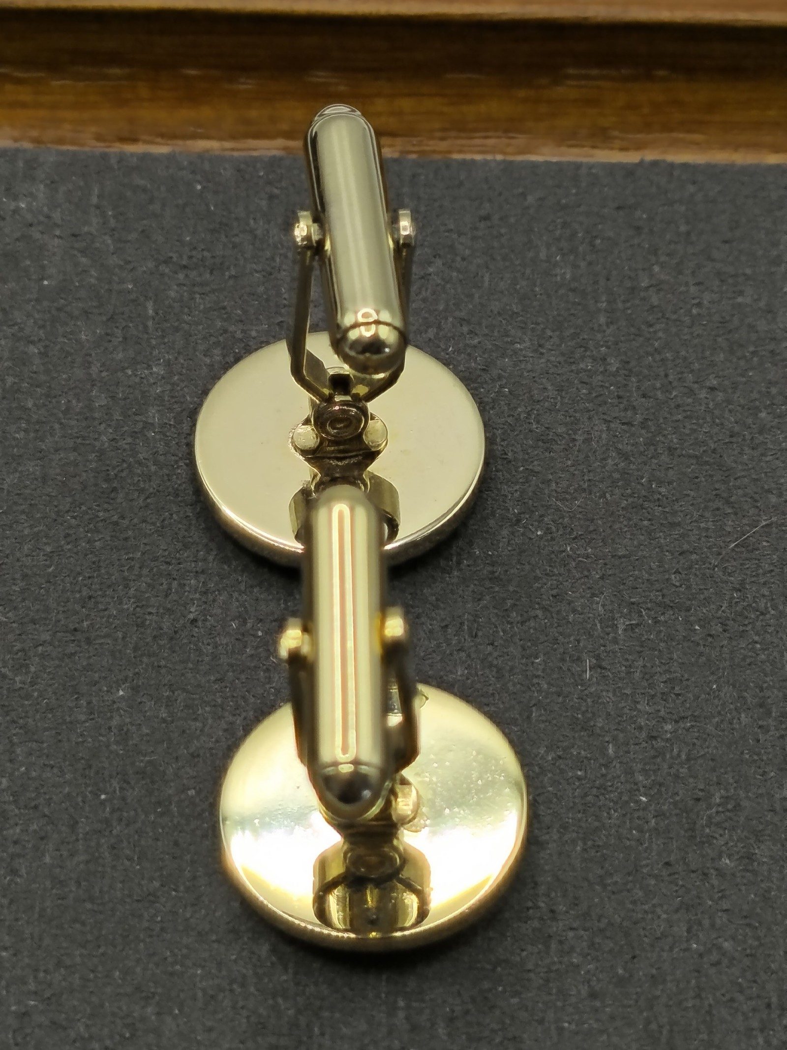 Givenchy Gold & Silver Cufflinks & Tie Clip Set Other with Box image 8
