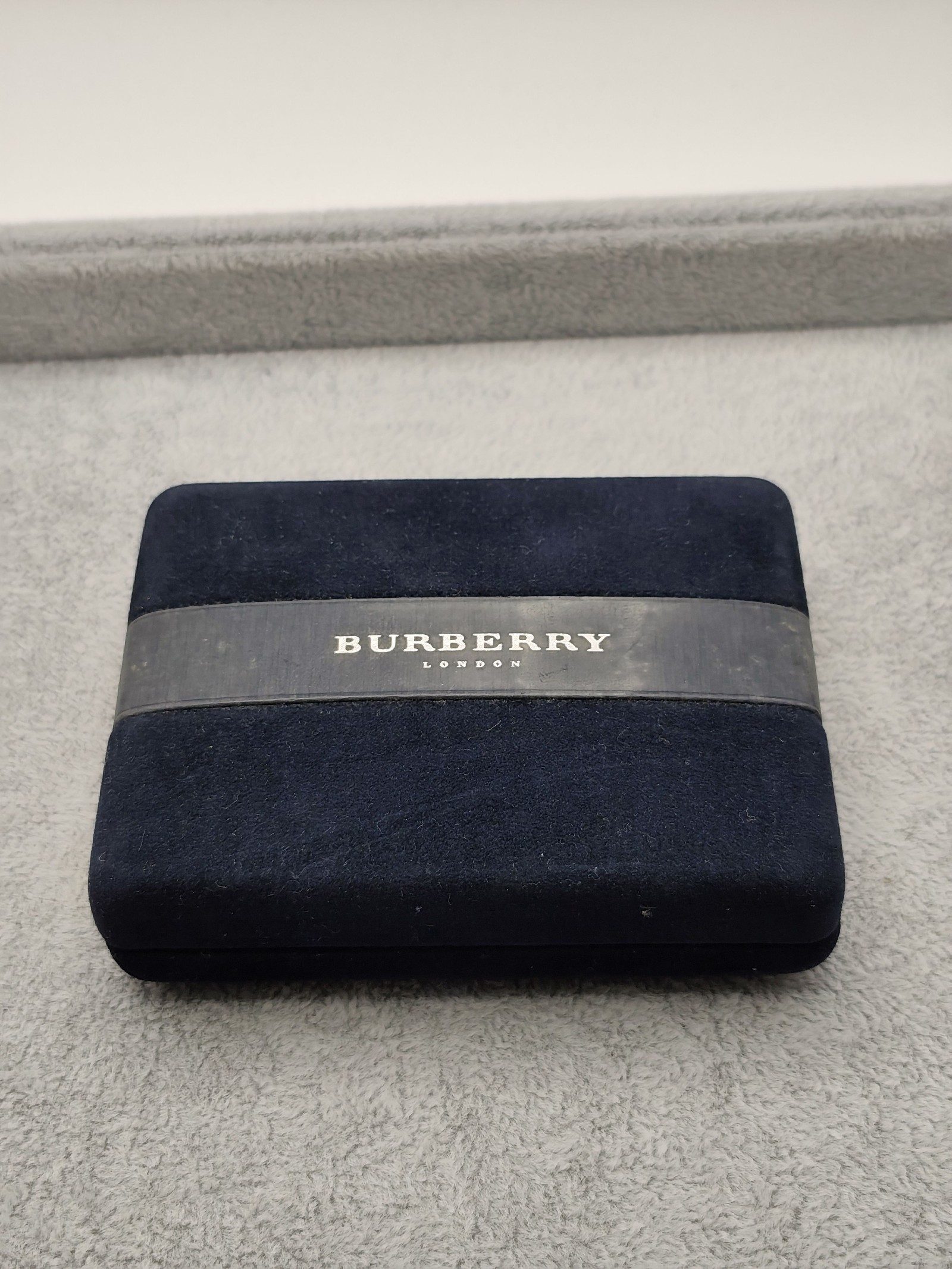 Burberry Gold & Navy Equestrian Cufflinks & Tie Clip Set Men image 3
