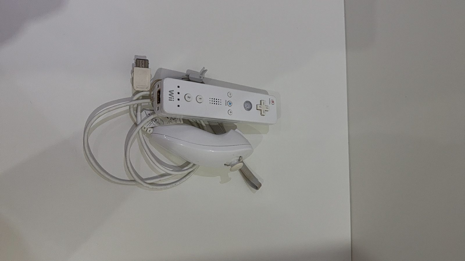 Nintendo Wii Console White + Official Remote Nunchuk Wii Play Cables Tested image 5