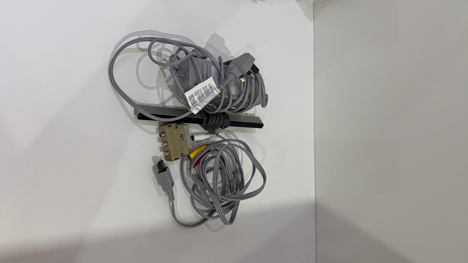 Nintendo Wii Console White + Official Remote Nunchuk Wii Play Cables Tested image 6