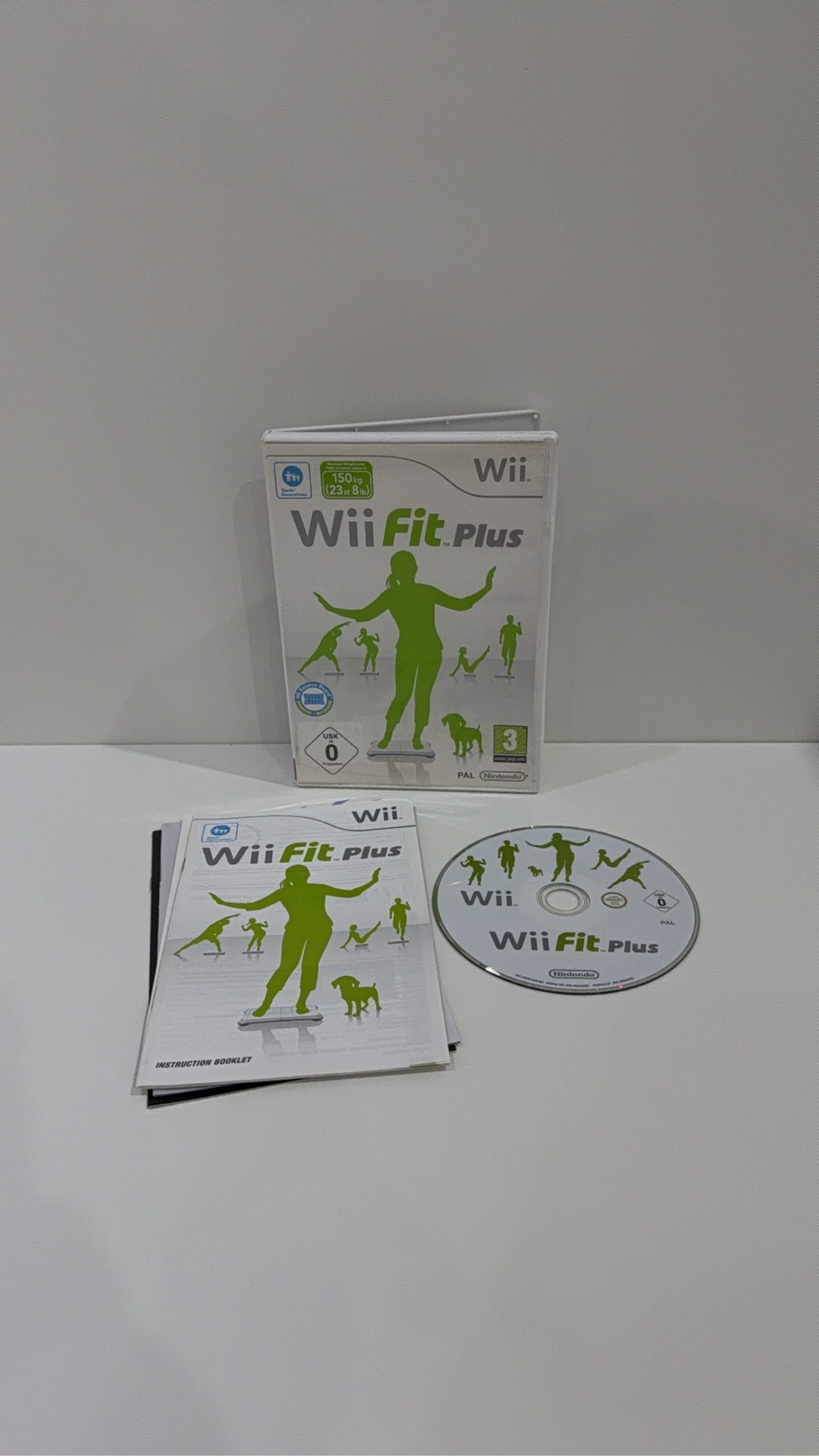 Wii Fit Plus Nintendo Wii Game Boxed With Manual No Balance Board PAL UK