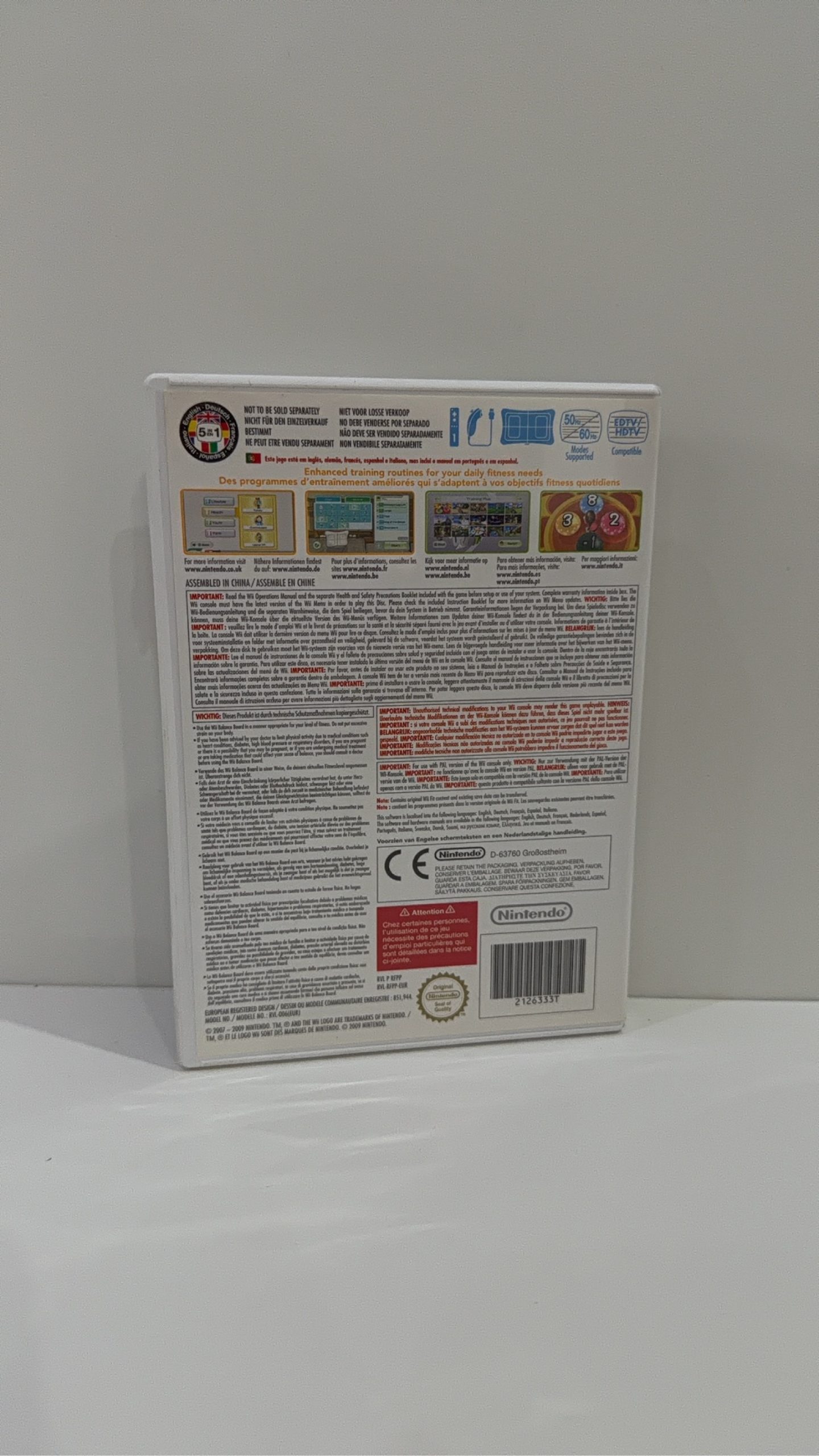 Wii Fit Plus Nintendo Wii Game Boxed With Manual No Balance Board PAL UK image 4