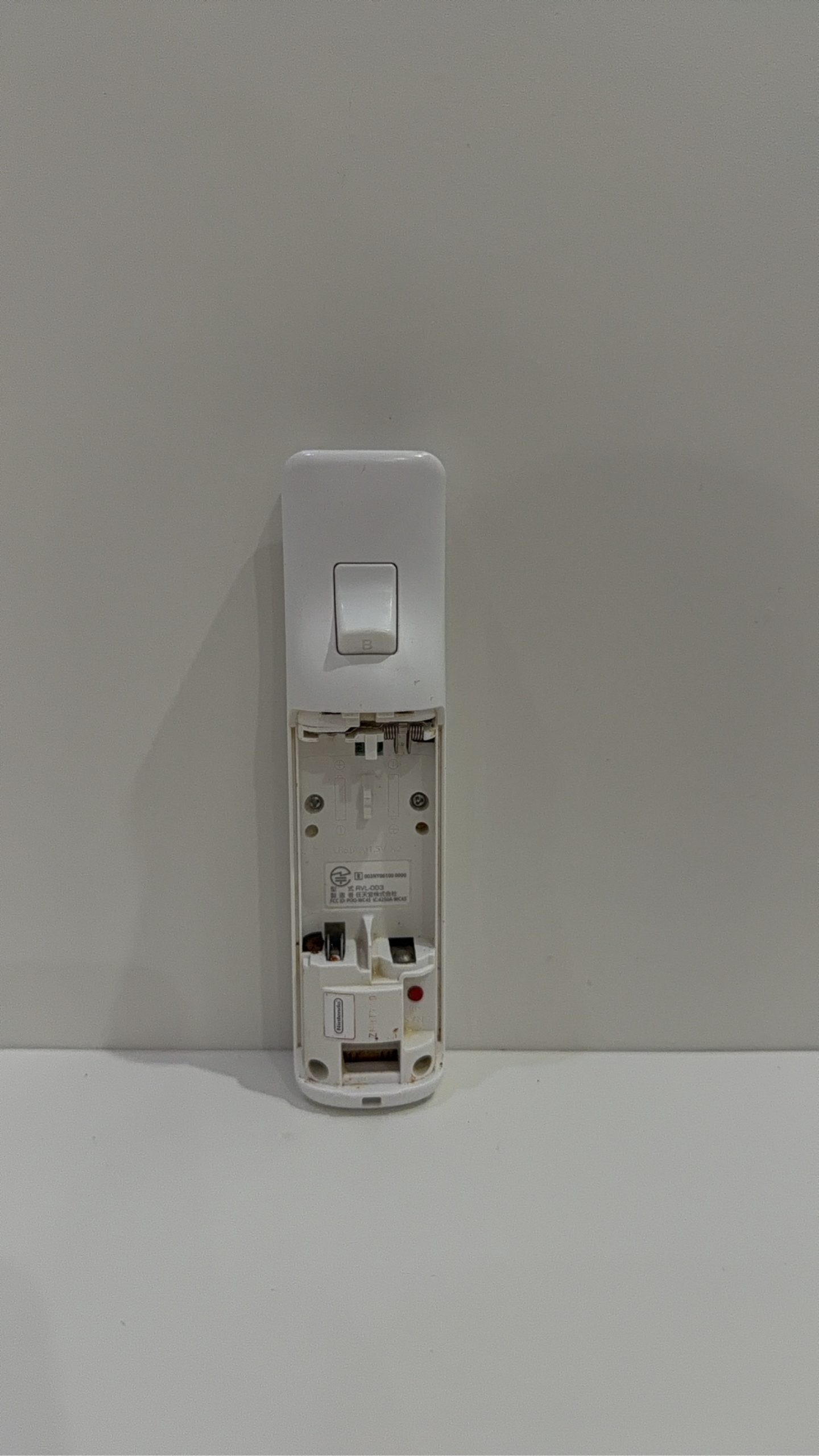 Official Nintendo Wii Remote Controller Tested Working Light Corrosion image 2