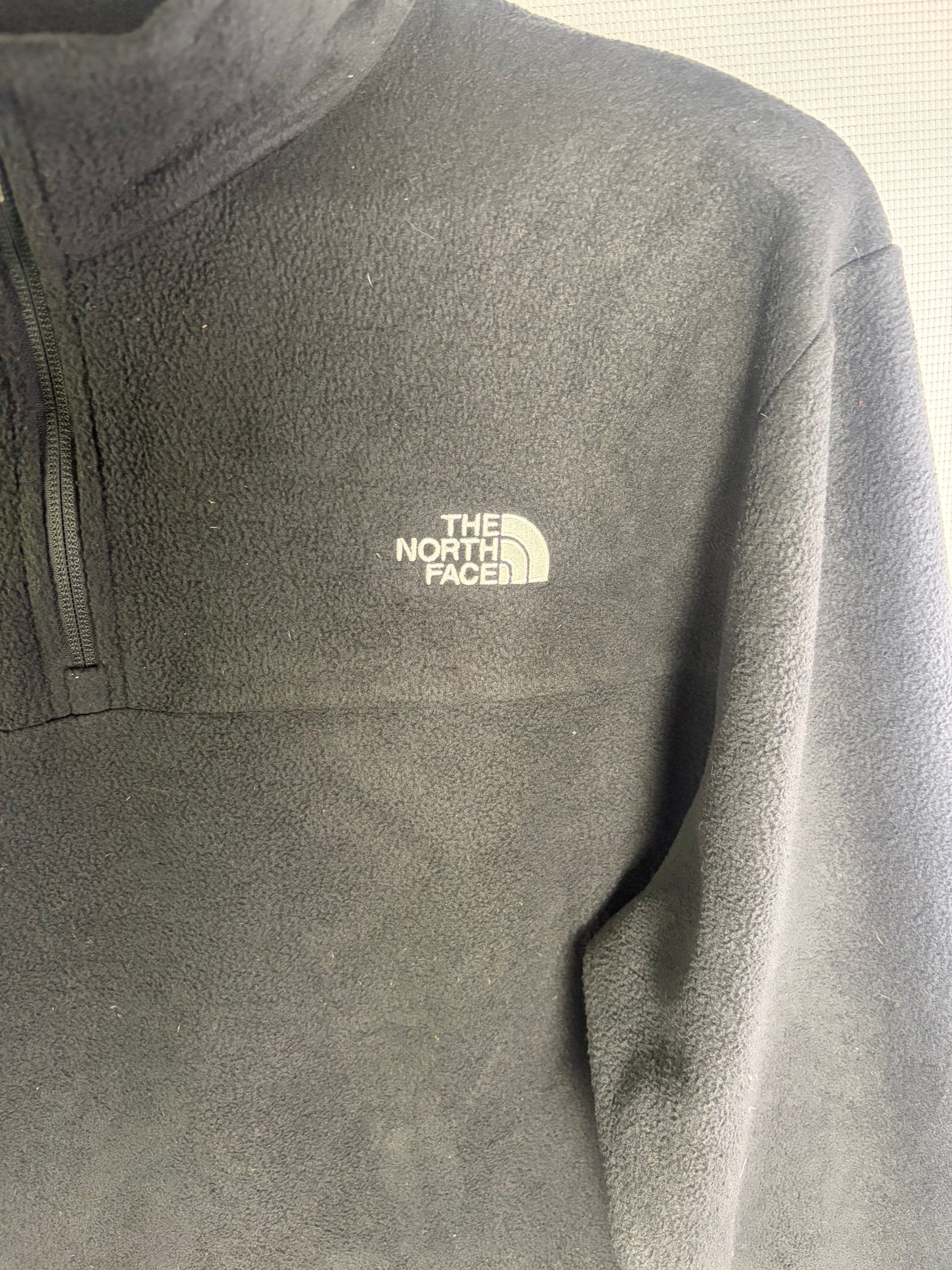 The North Face Glacier Fleece Black Mens Size XL Quarter Zip Vintage Outdoor image 2