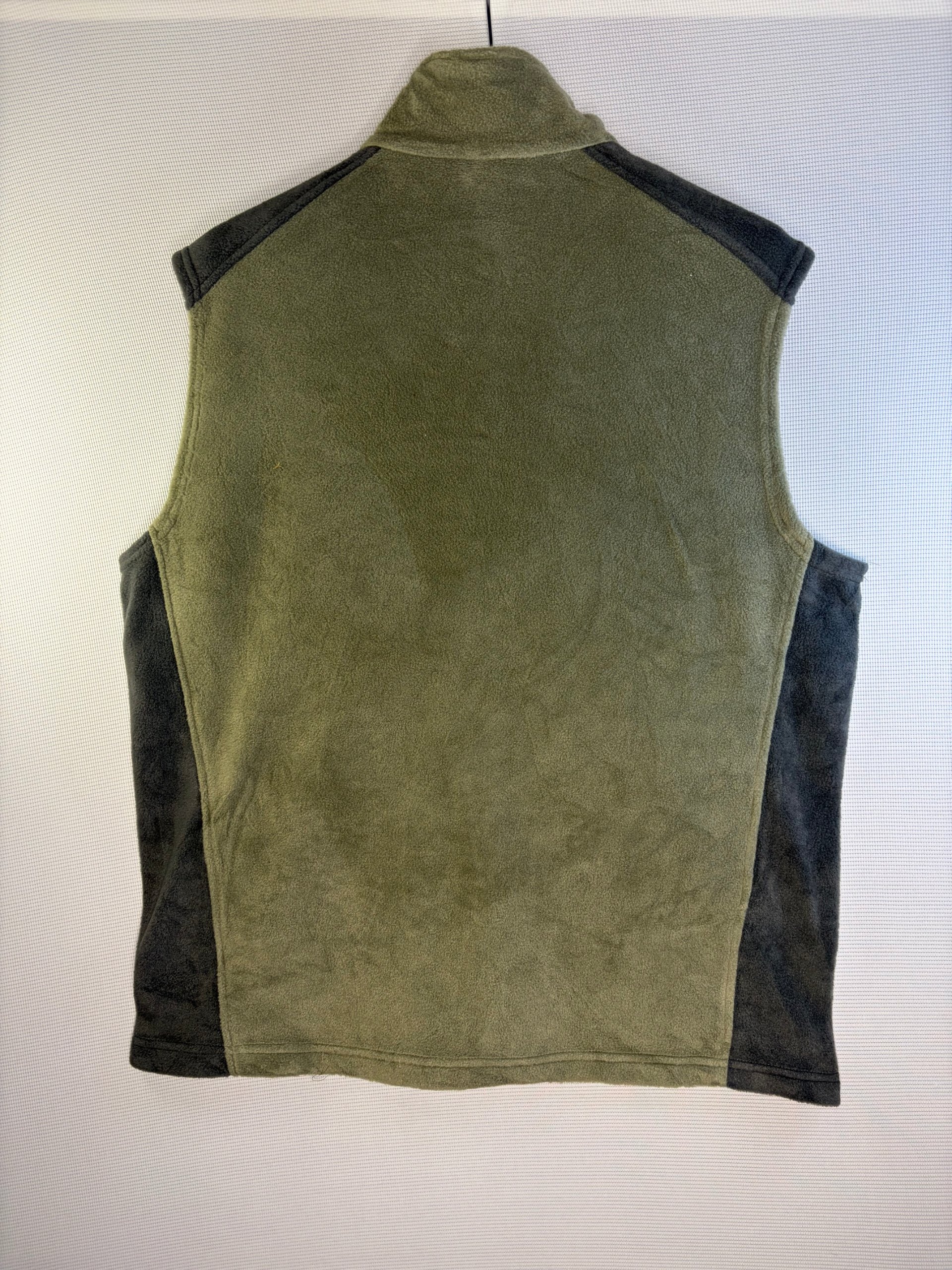 Columbia Fleece Vest Green Mens Size L BNWT Full Zip Outdoor Hiking Gilet image 8