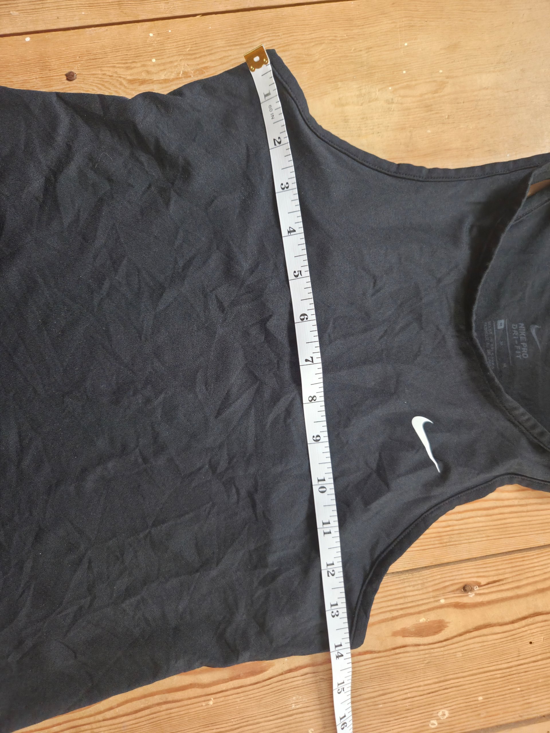 Nike Pro Dri-FIT Black Racerback Training Tank Vest Top Size M DA1022-010 image 3