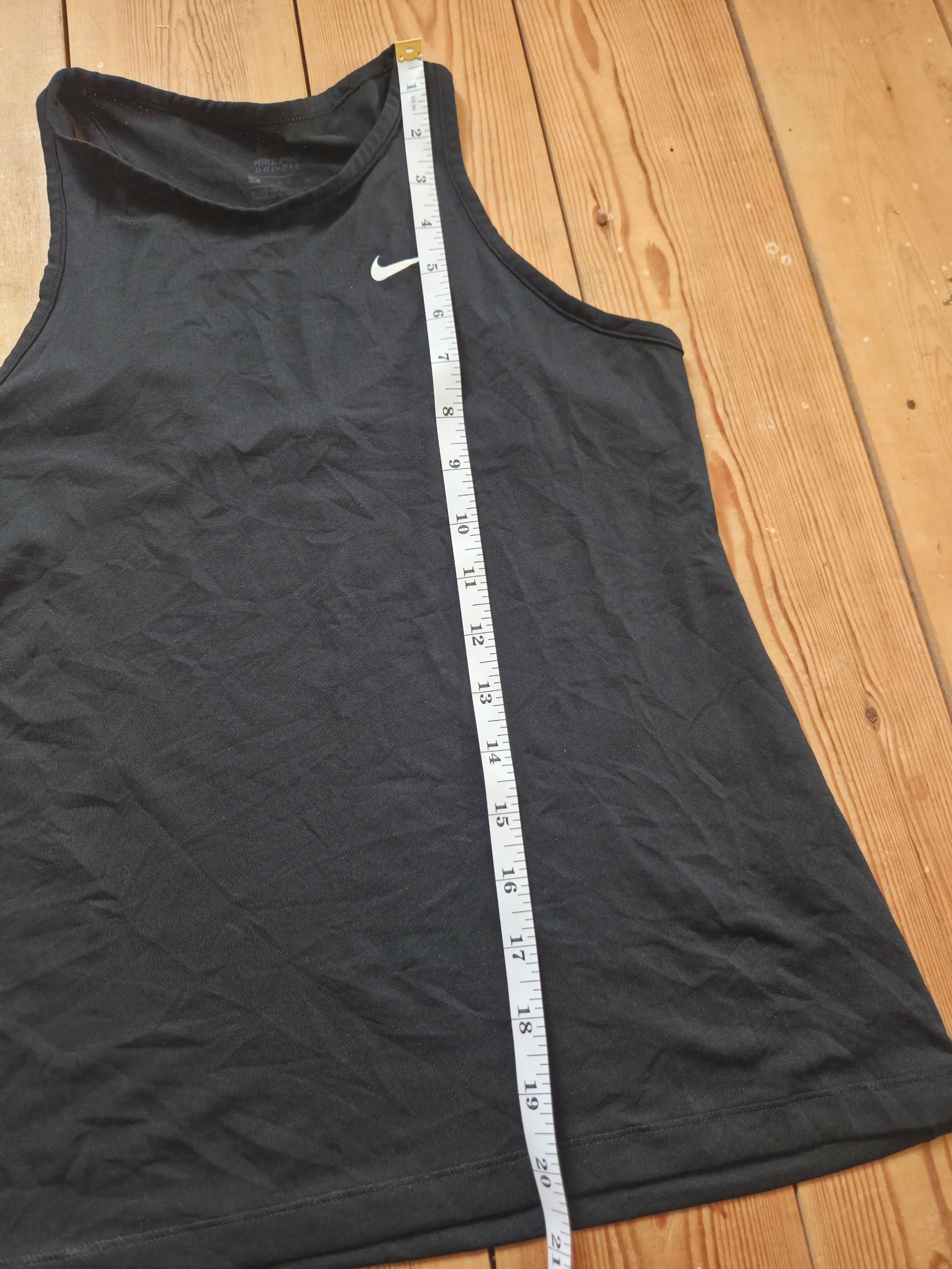 Nike Pro Dri-FIT Black Racerback Training Tank Vest Top Size M DA1022-010 image 4