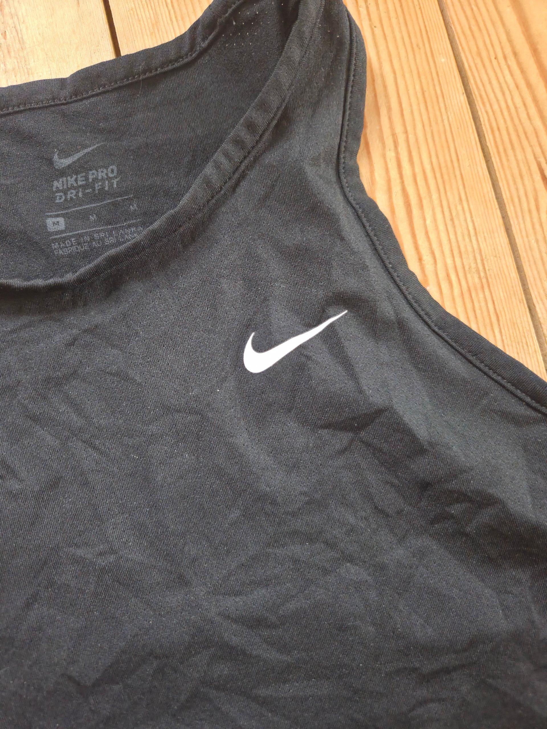 Nike Pro Dri-FIT Black Racerback Training Tank Vest Top Size M DA1022-010 image 5