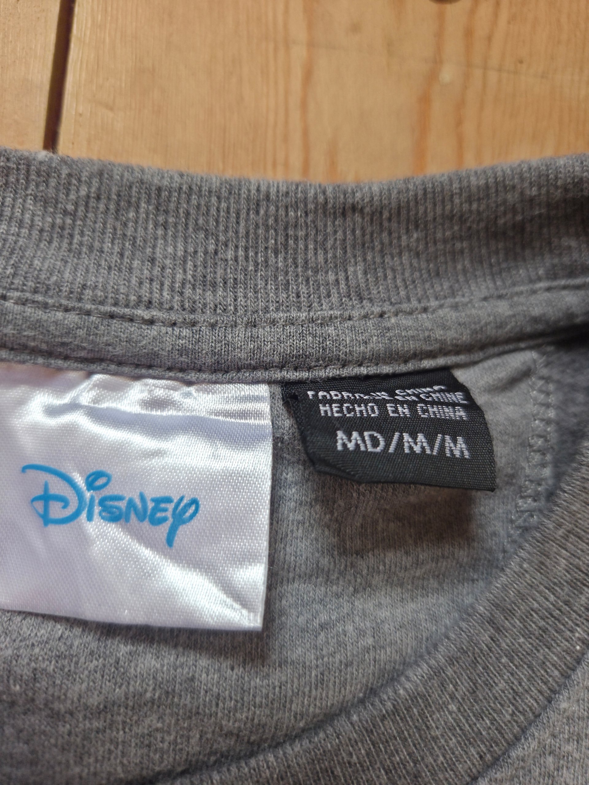 Disney Mickey Mouse Grey Chenille Patch Crewneck Sweatshirt Size M image 7