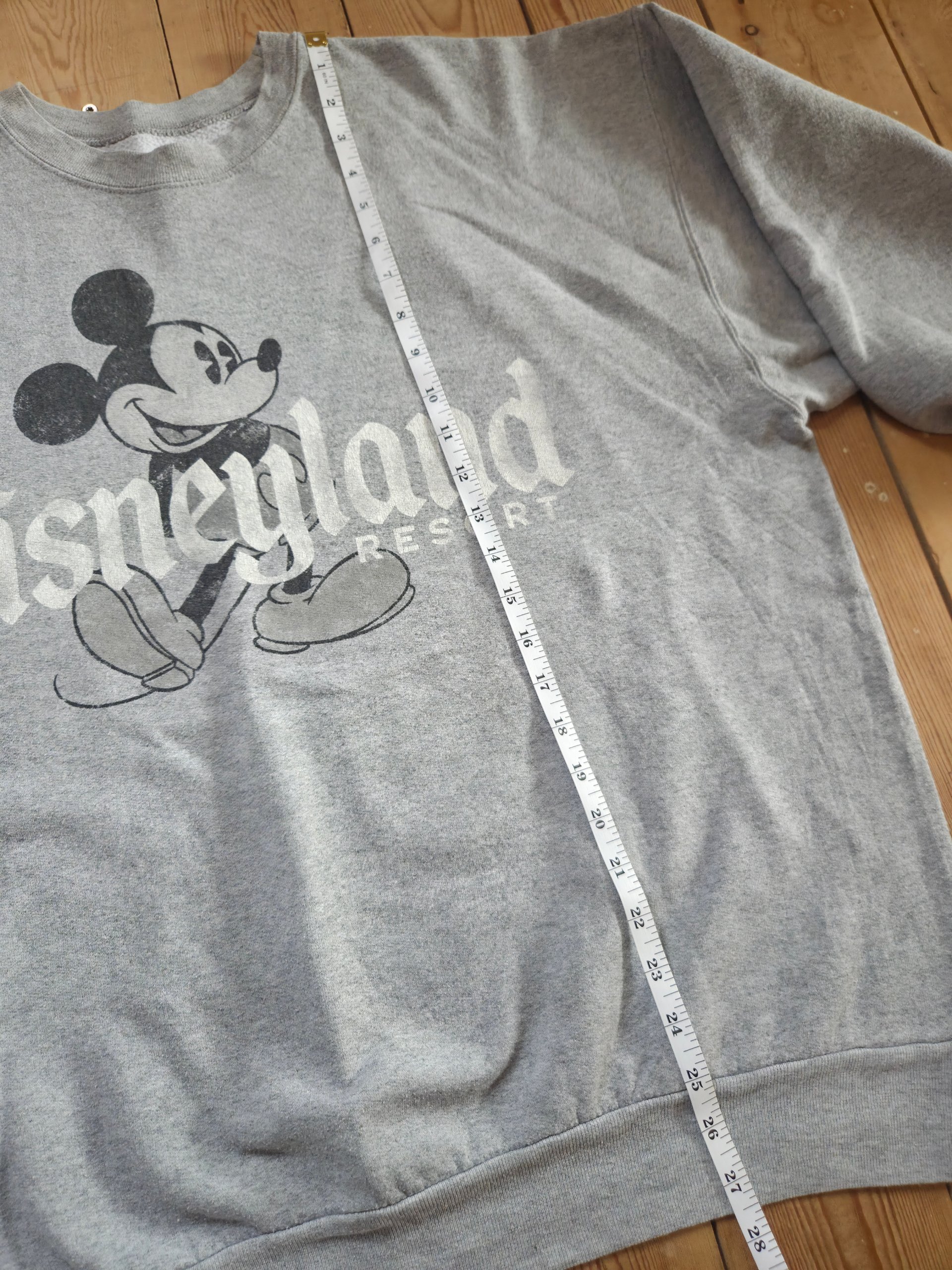 Disneyland Resort Mickey Mouse Grey Hanes Crewneck Sweatshirt Size XL image 4