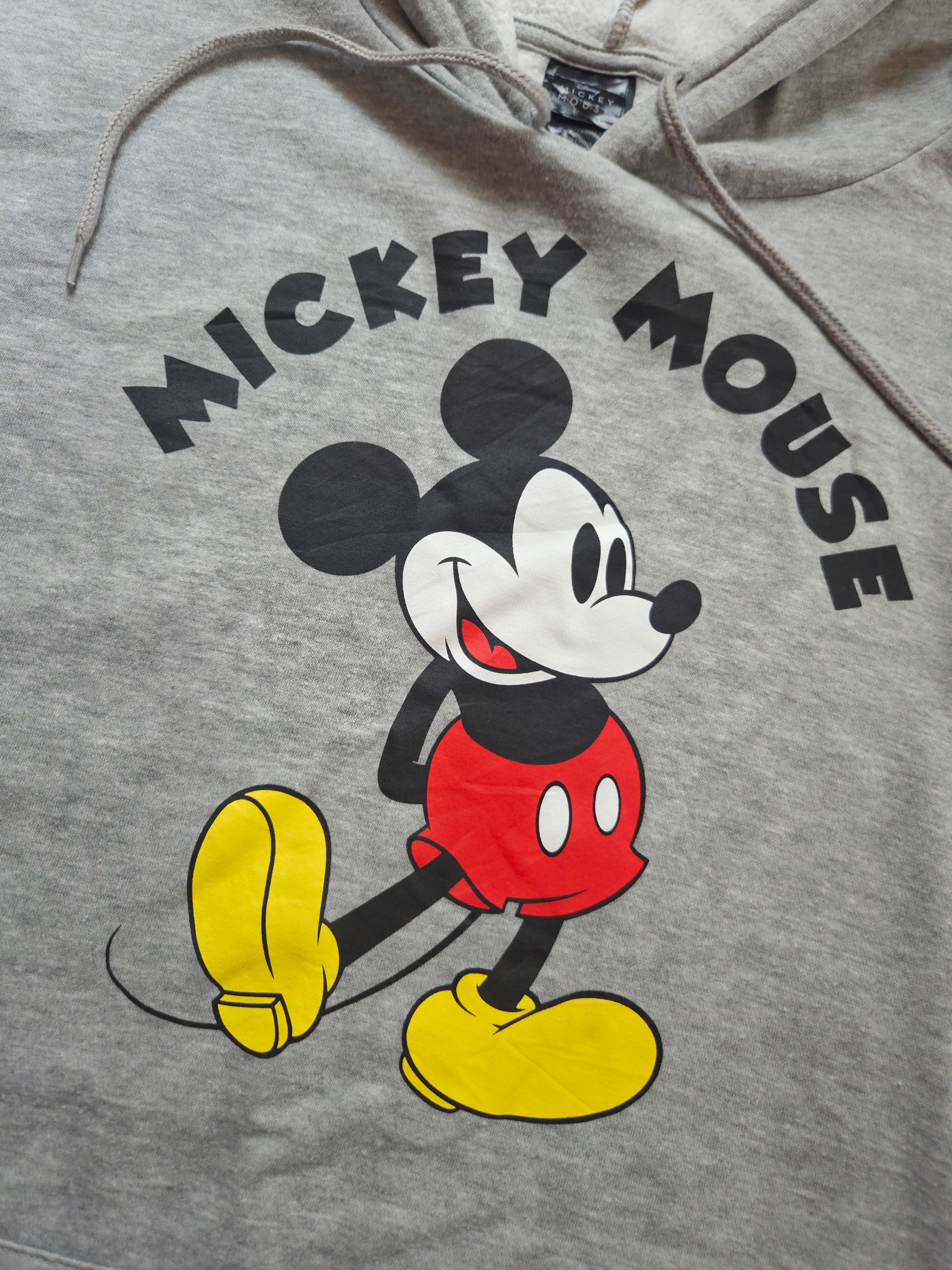 Mickey Mouse Grey Graphic Pullover Hoodie Adult Size 3XL image 2