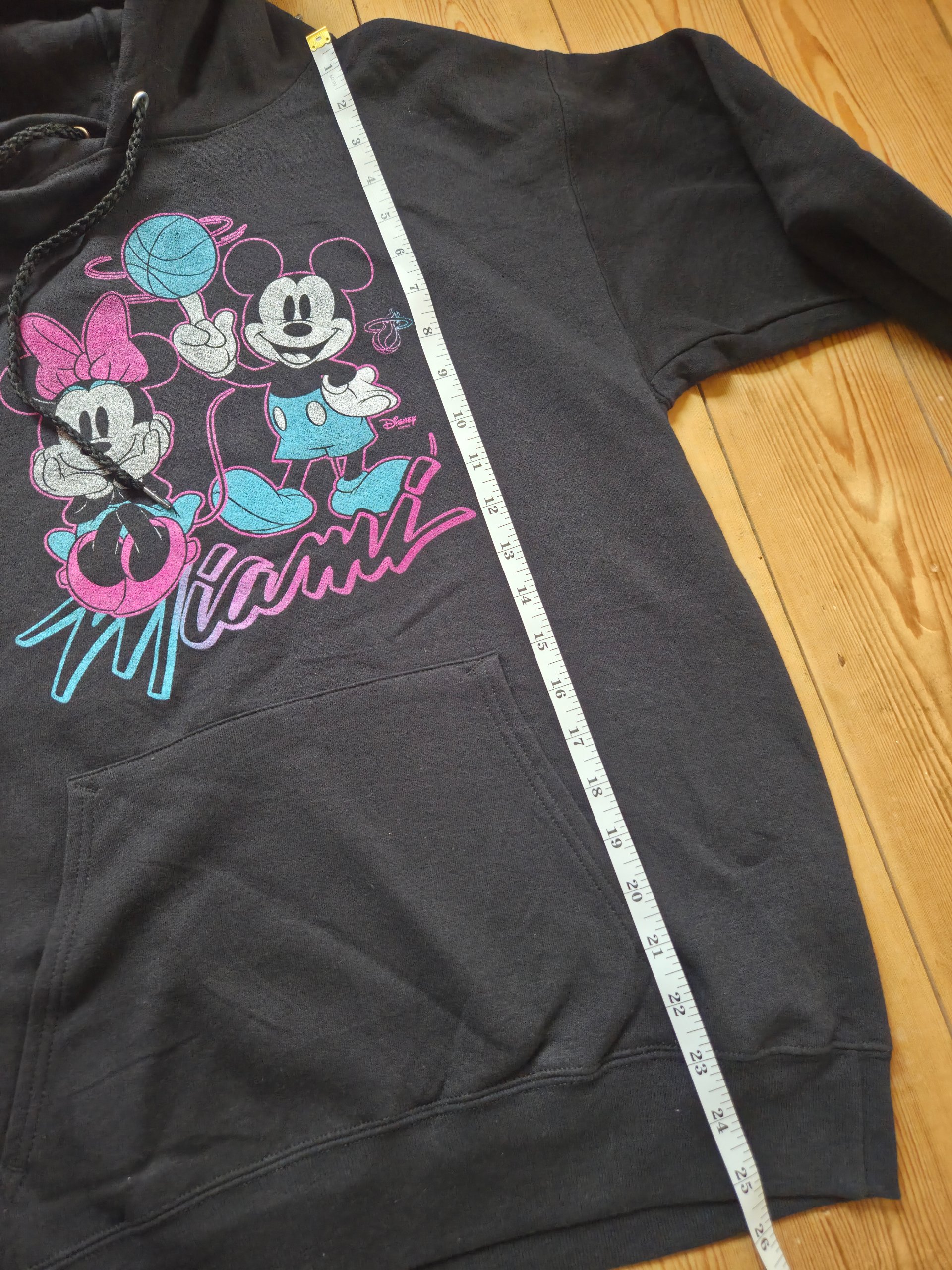Disney x Junk Food Miami Heat Mickey Minnie 2020/21 City Edition Hoodie Black S image 4