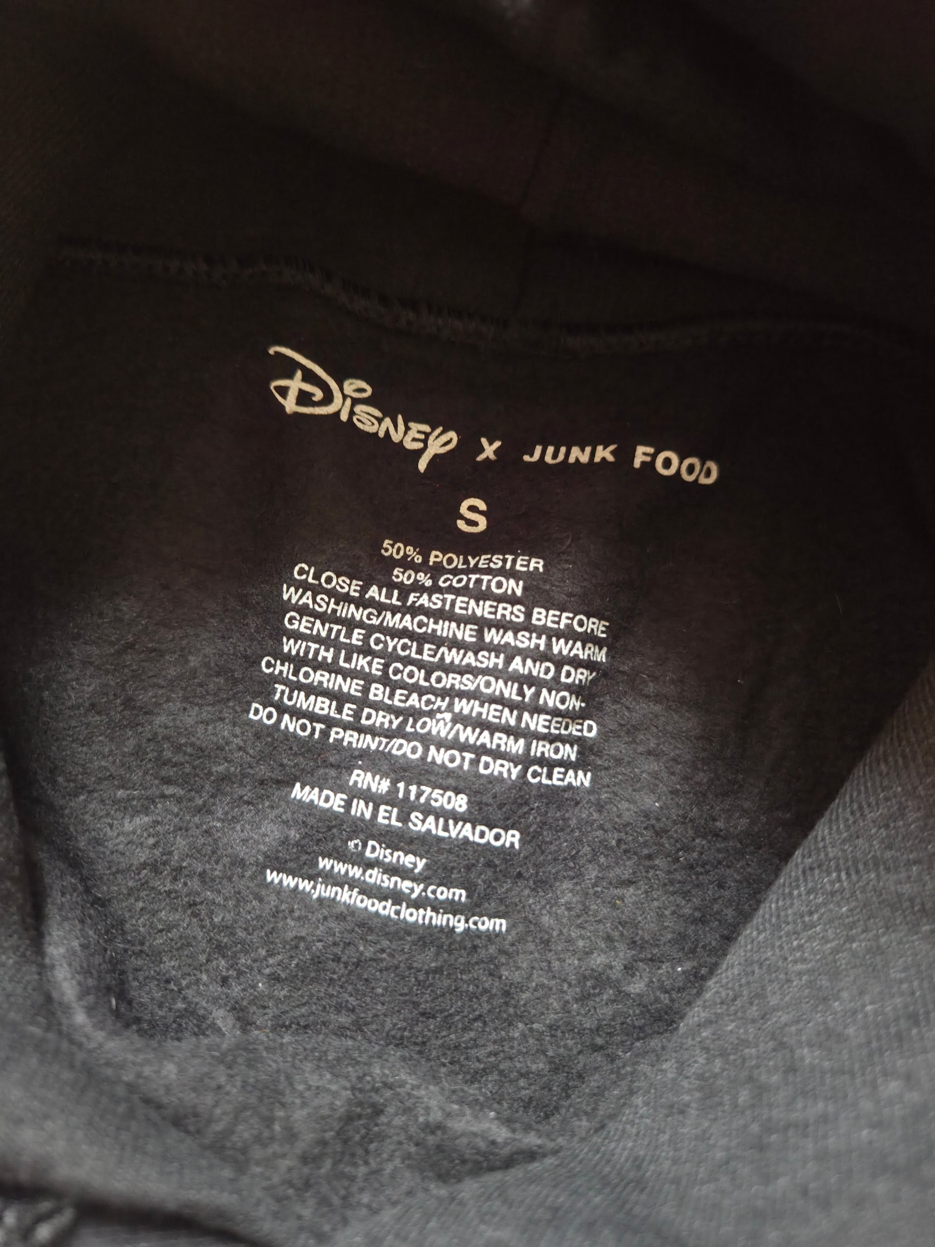 Disney x Junk Food Miami Heat Mickey Minnie 2020/21 City Edition Hoodie Black S image 6