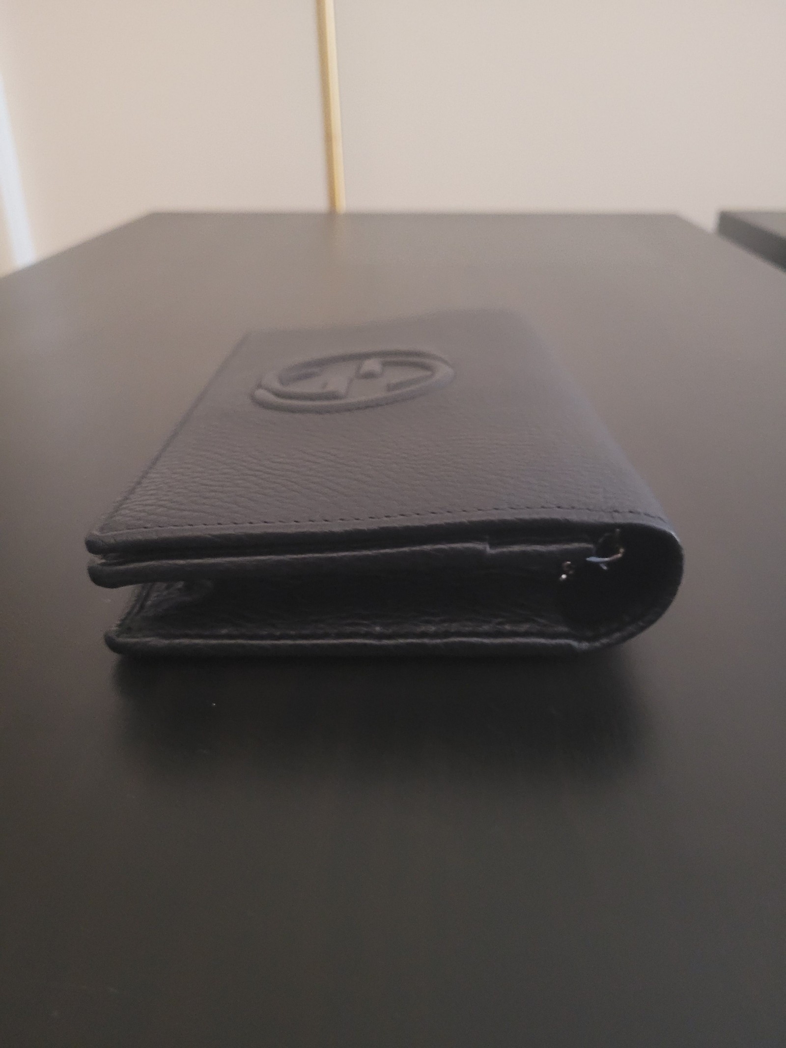 Gucci Black Leather Chain Wallet image 6