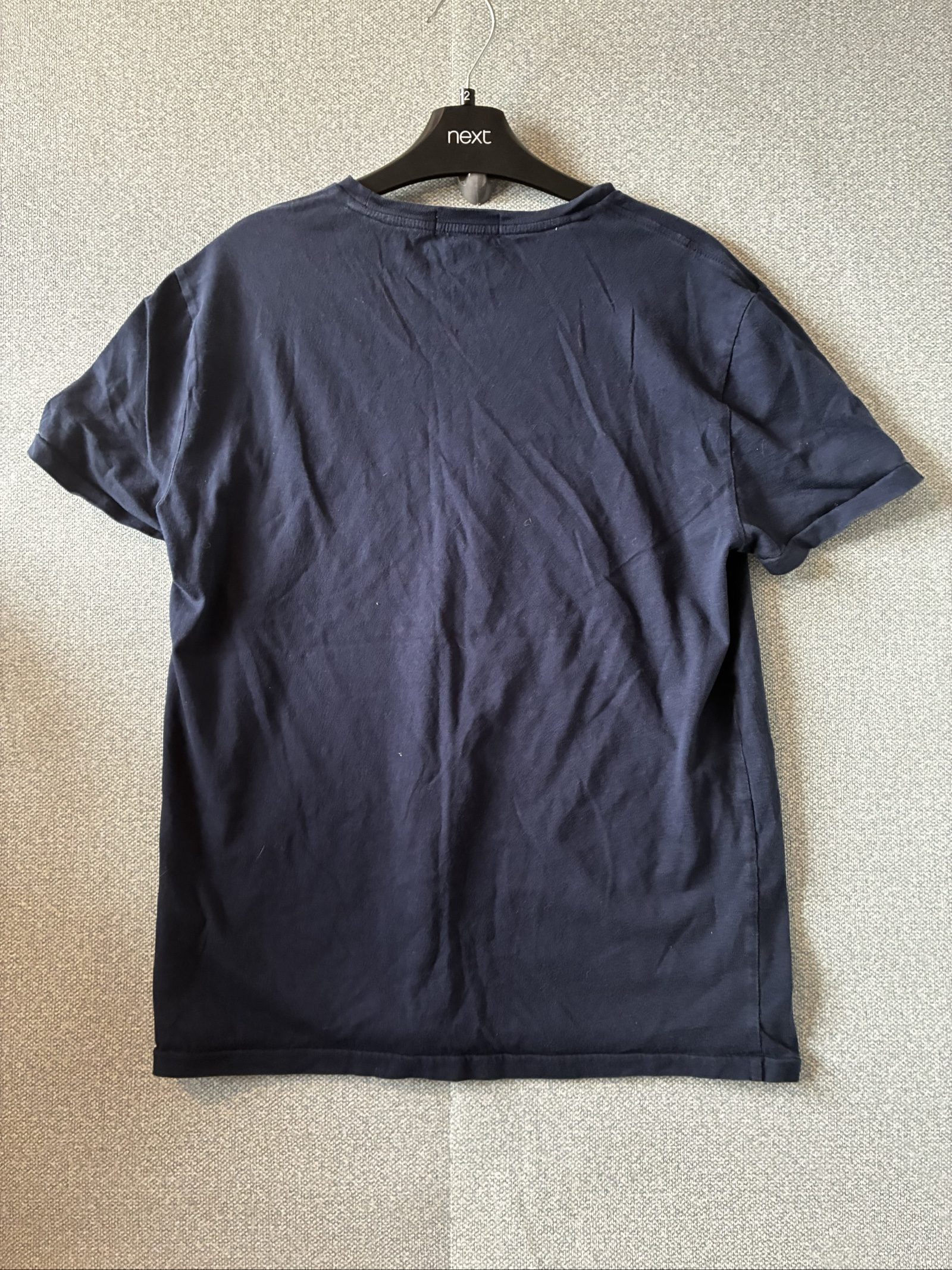 Polo Ralph Lauren Navy Blue Cotton Slim Fit T-Shirt Medium image 8