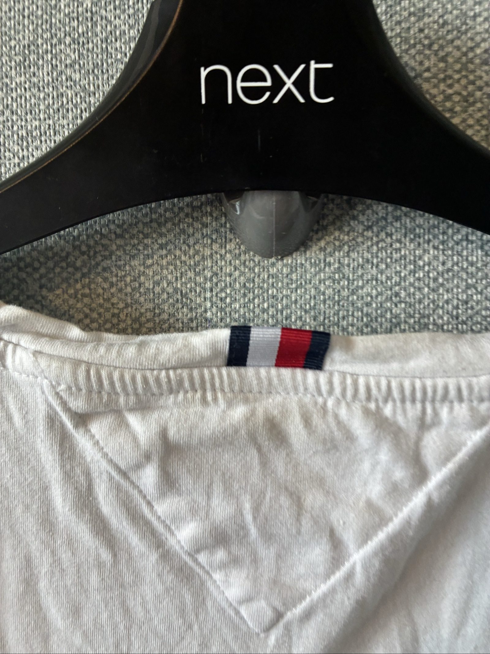 Tommy Hilfiger Men's White Organic Cotton Navigator Logo T-Shirt Medium image 8