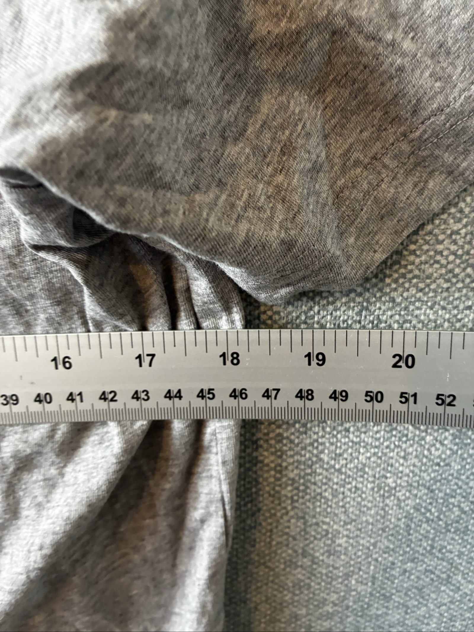 Adidas Grey Cotton T-Shirt Medium Embroidered Logo image 8