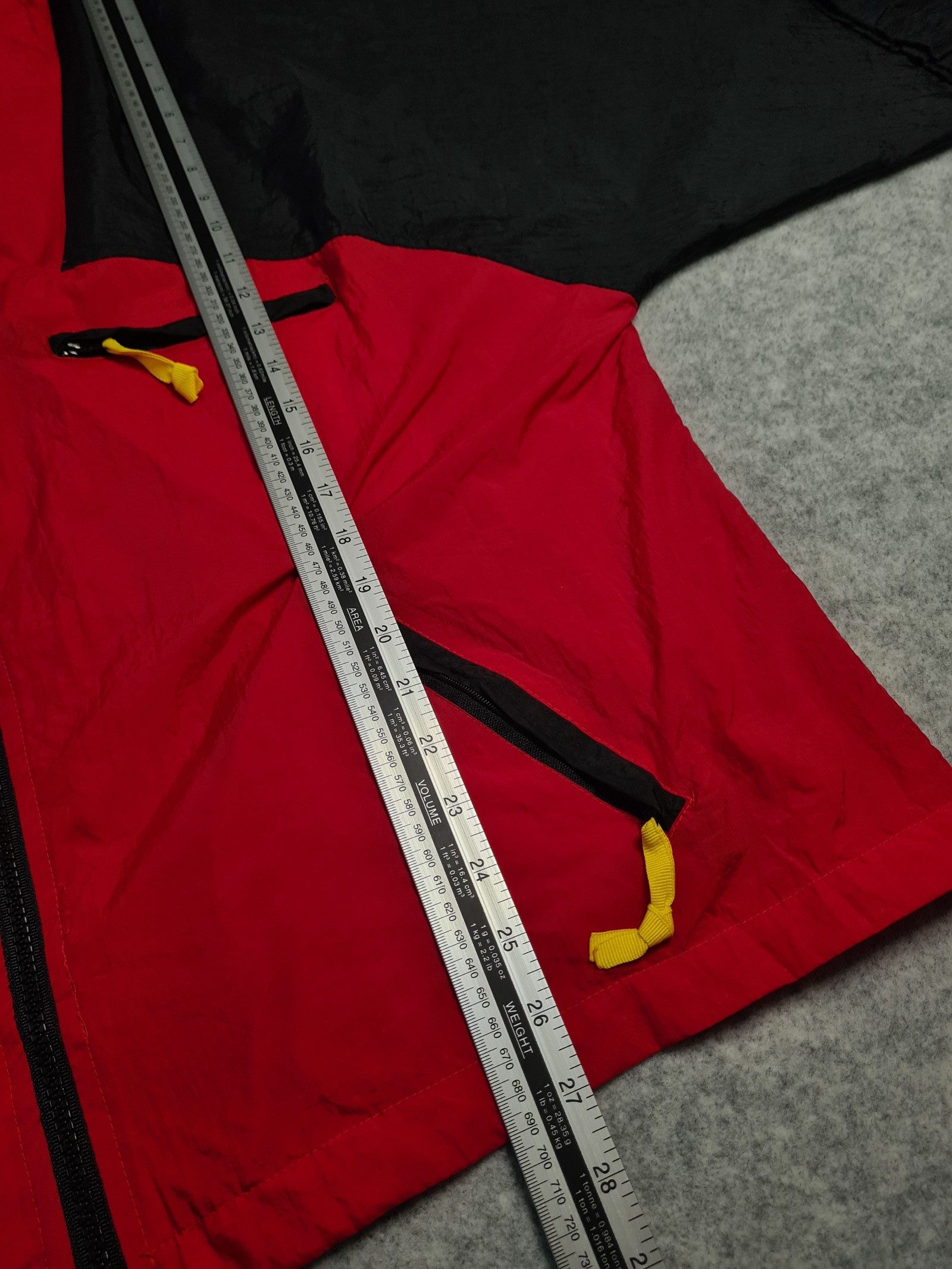 Marlboro Red Black Windbreaker Jacket With Hood Large image 9