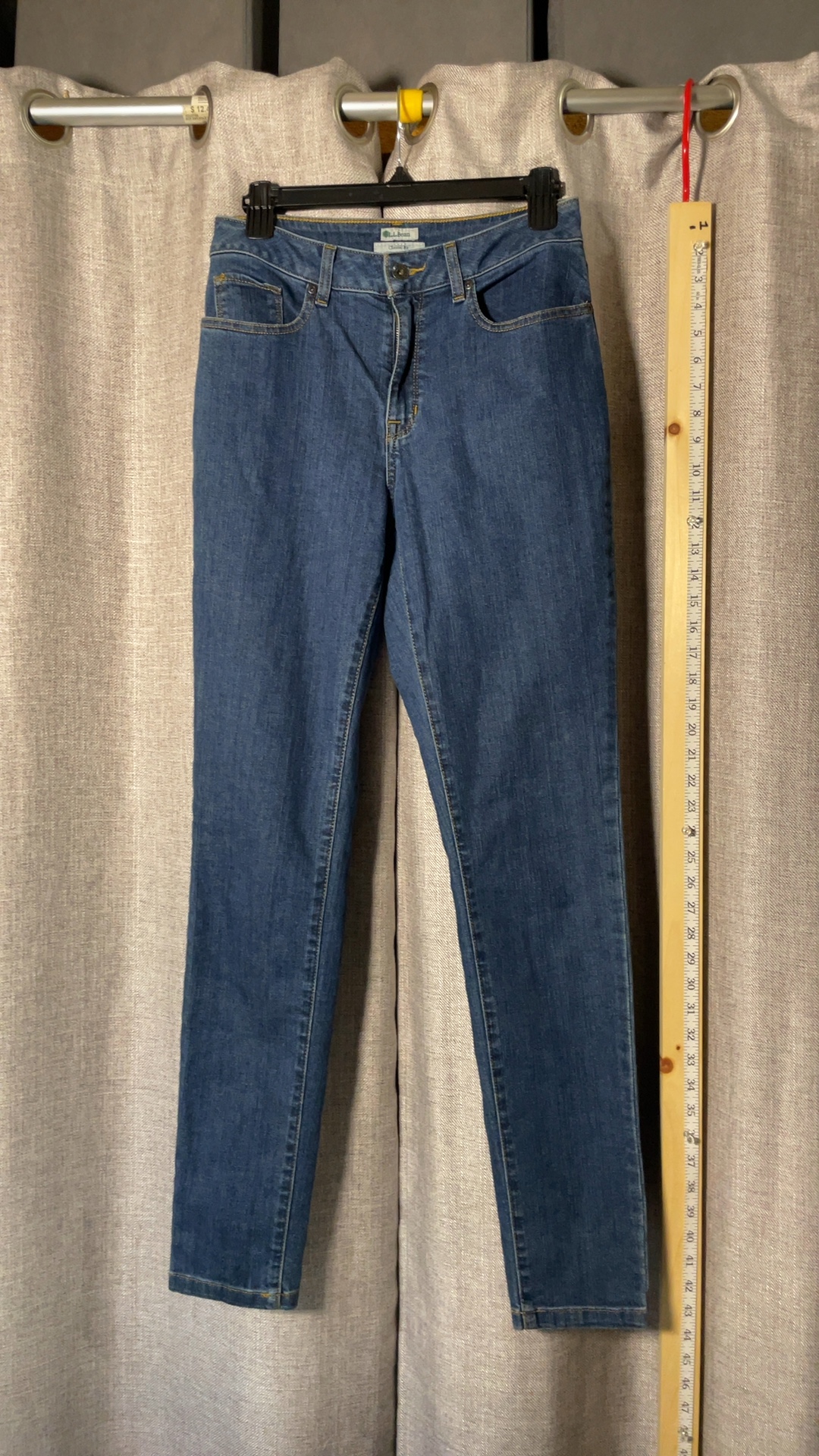L.L.Bean Blue Classic Fit Jeans Size 6 Made in Mexico image 2