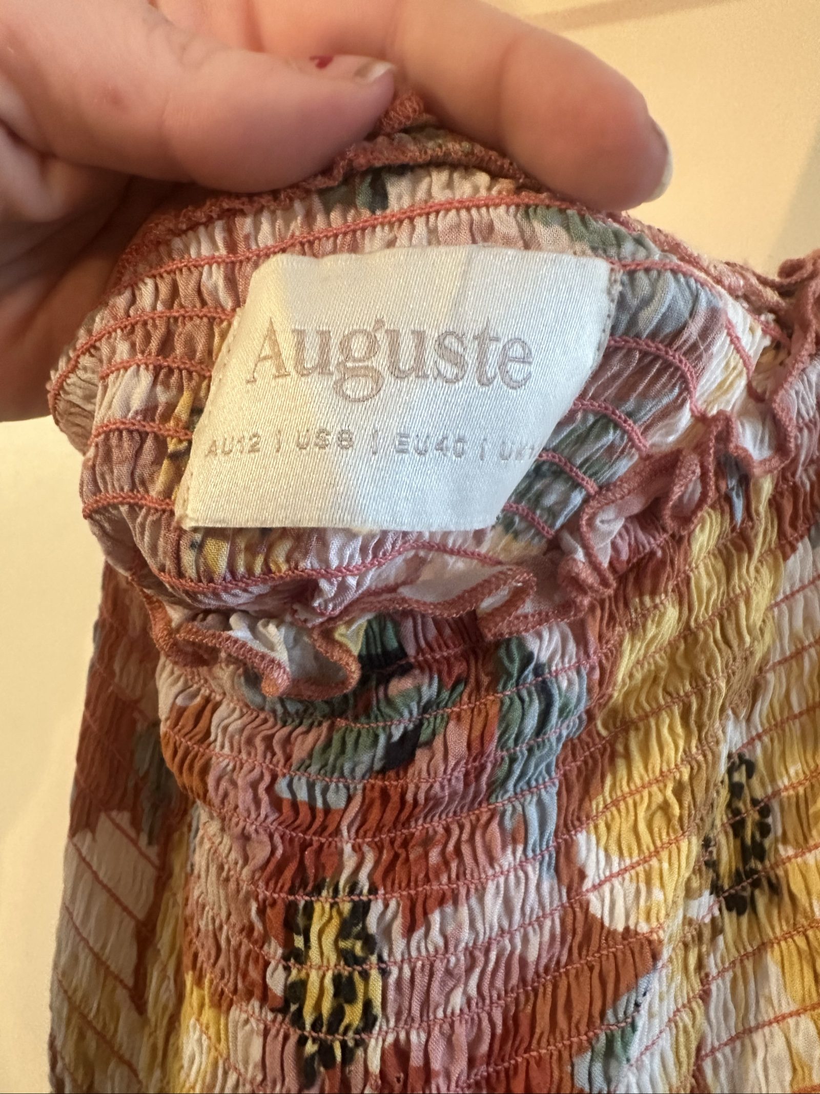 Auguste Women's Multi Floral Maxi Dress AU 12 Sleeveless image 4