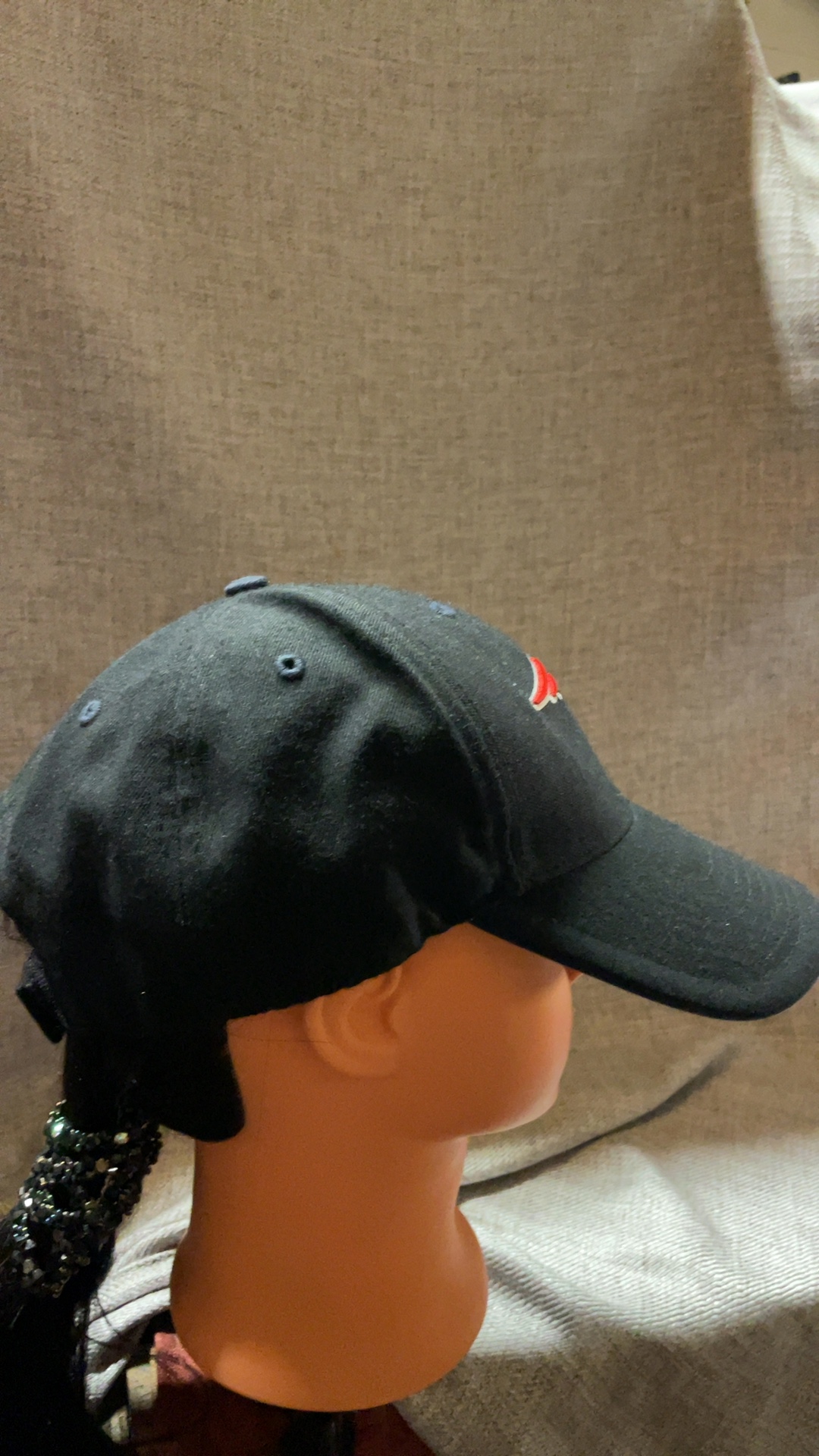 New England Patriots Black Baseball Cap Adjustable image 4